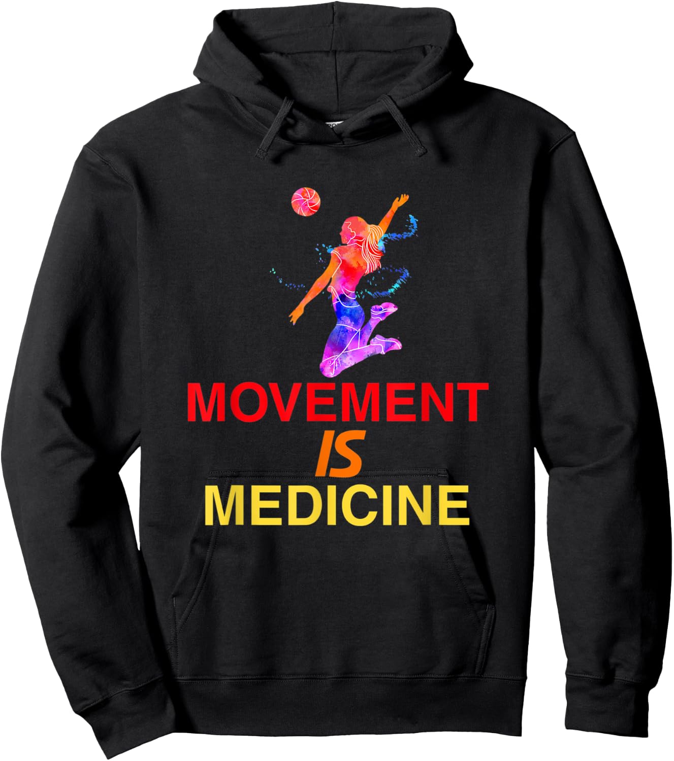 Movement is medicine Hoodie - Hoodie | Black