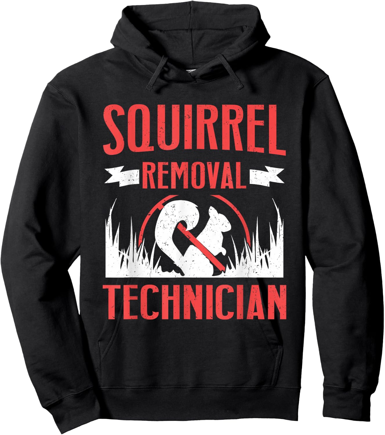 Squirrel Removal Technician Hoodie - Hoodie | Black