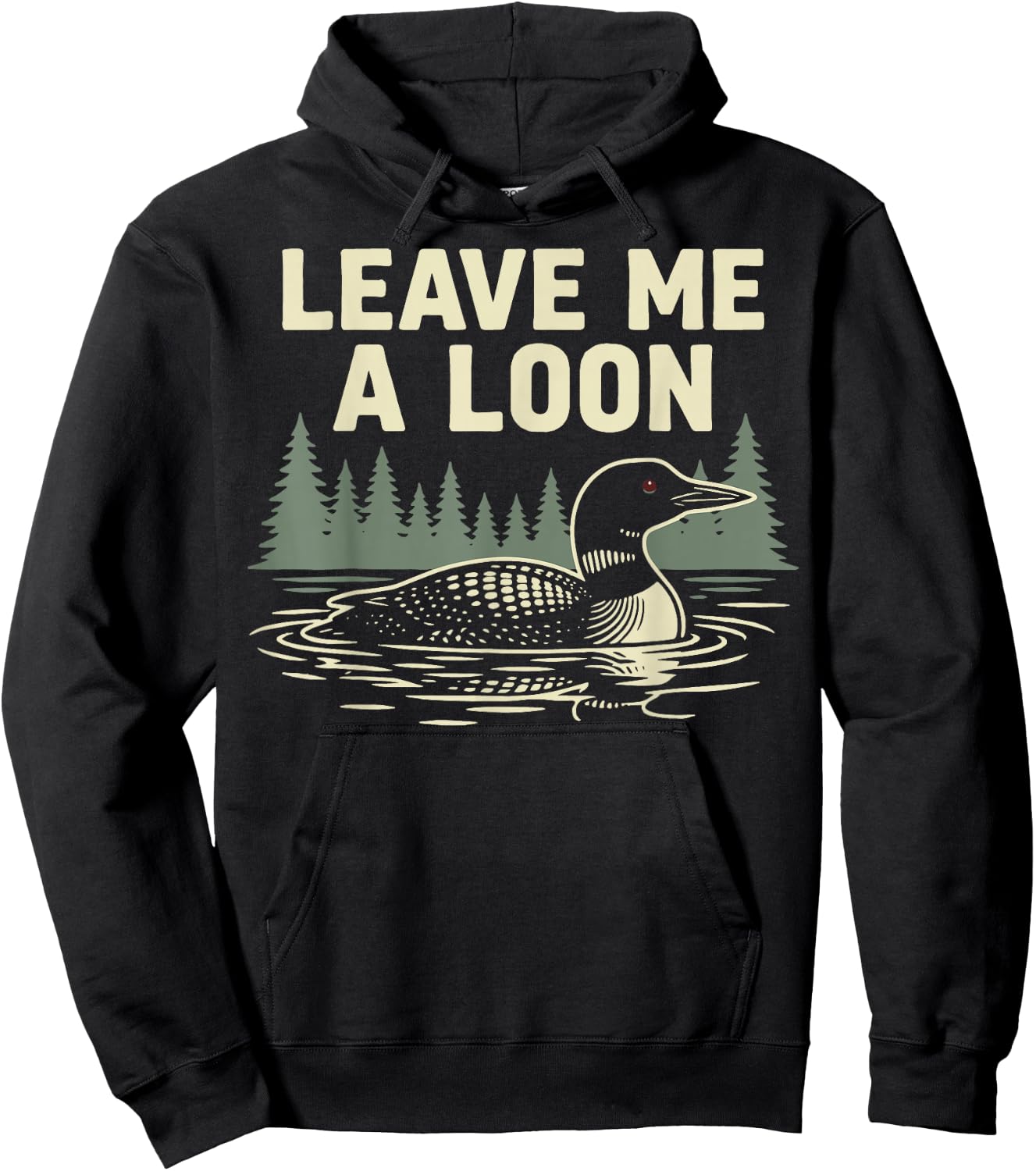 Leave Me A Loon Hoodie - Hoodie | Black