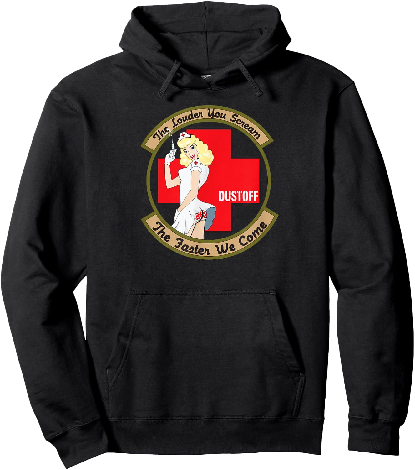 The Louder You Scream The Faster We Come Hoodie - Hoodie | Black