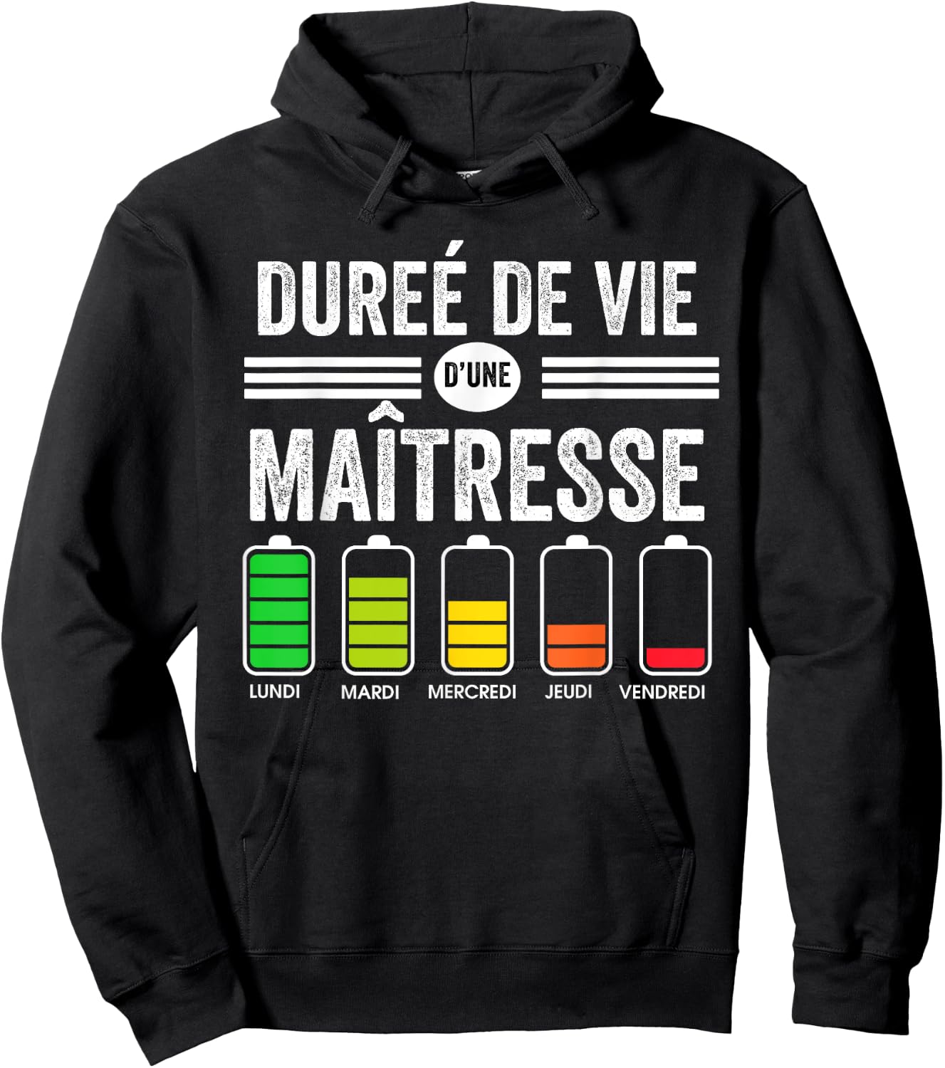 School Mistress Funny Life Of A Mistress , Black, S Hoodie - Hoodie | Black