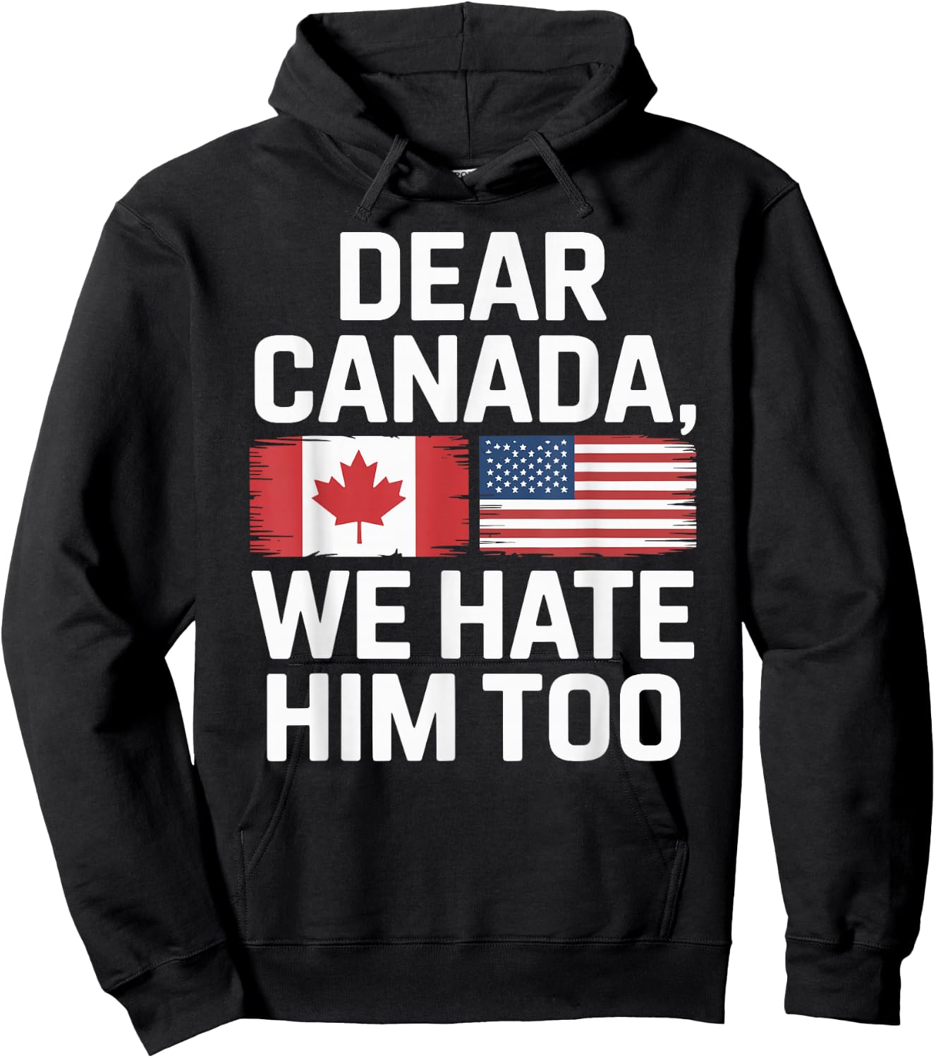 Dear Canada Political Commentary Hoodie - Hoodie | Black