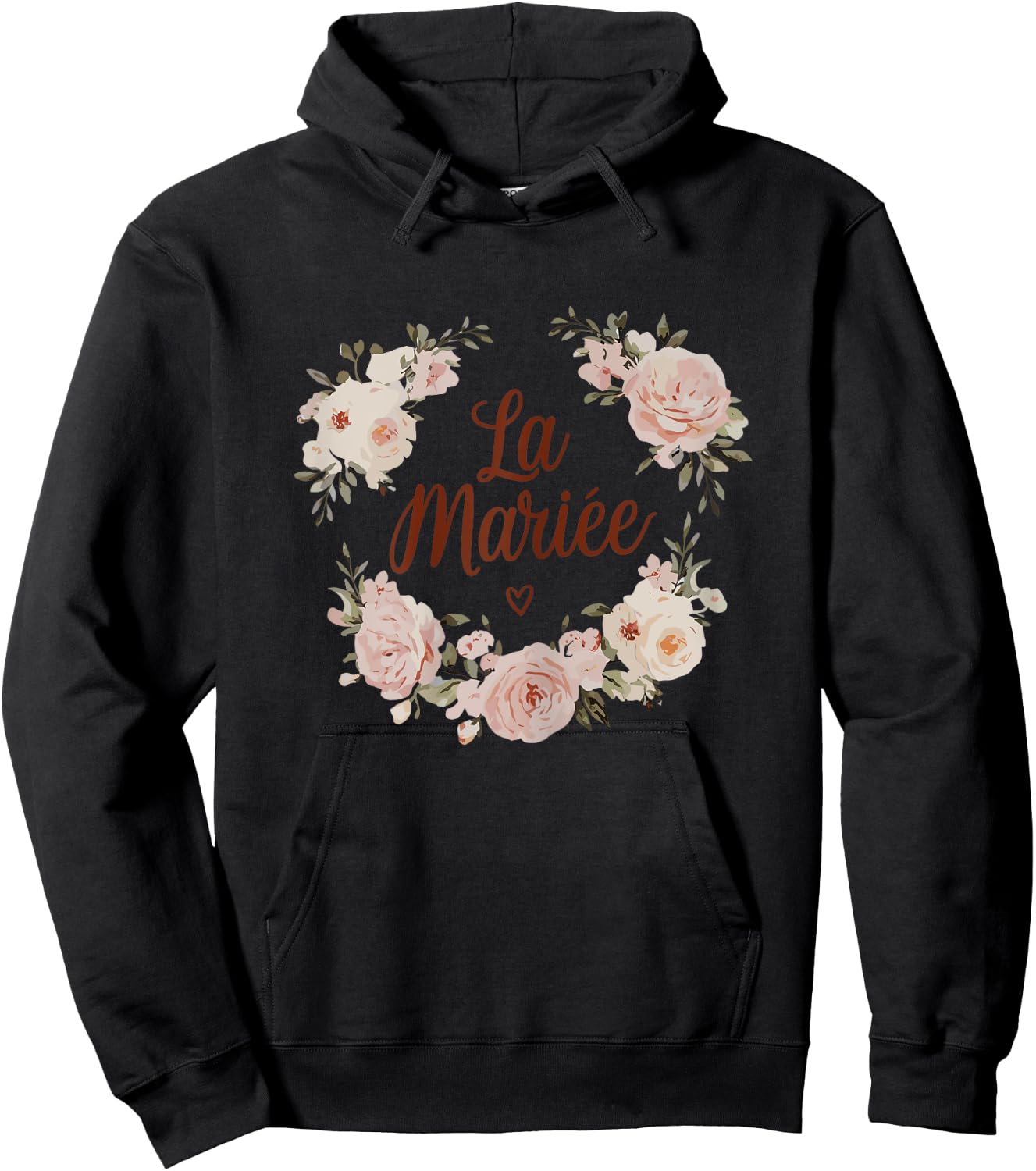 Women's EVJF Custom Team Bride Team Bride Witness Wedding , white, Female X-Small Hoodie - Hoodie | Black