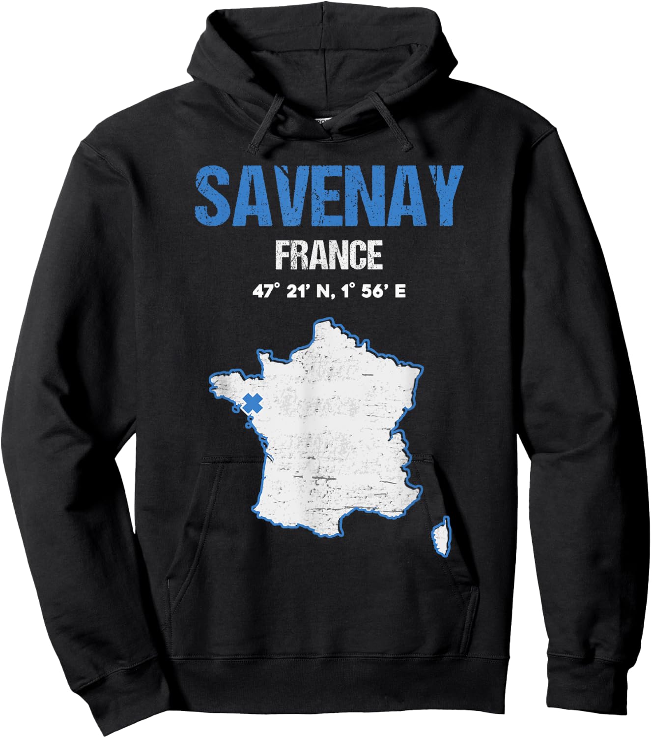 Savenay France Ville Hoodie - Hoodie | Black