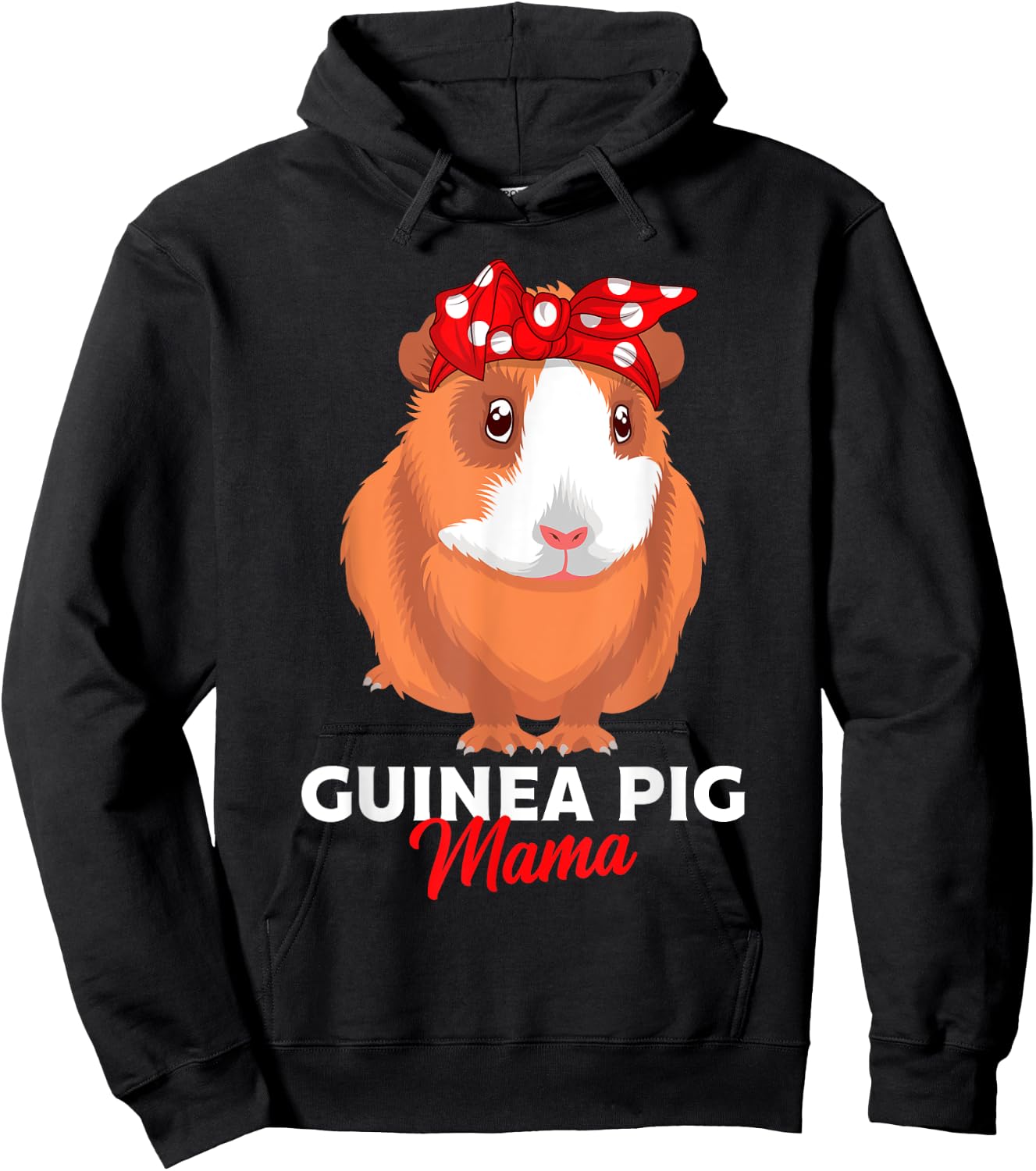 Guinea Pig Mama Guinea Pigs Funny Girls Hoodie - Hoodie | Black