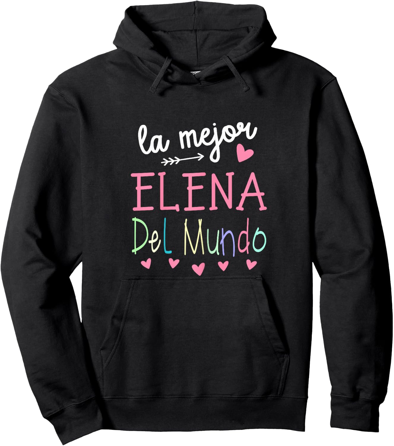 Elena Name Gift - The World's Best Elena Hoodie - Hoodie | Black