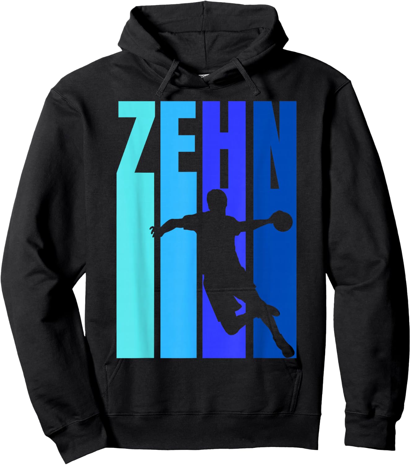 10th Birthday Boys Handball Tenth Birthday , black Hoodie - Hoodie | Black