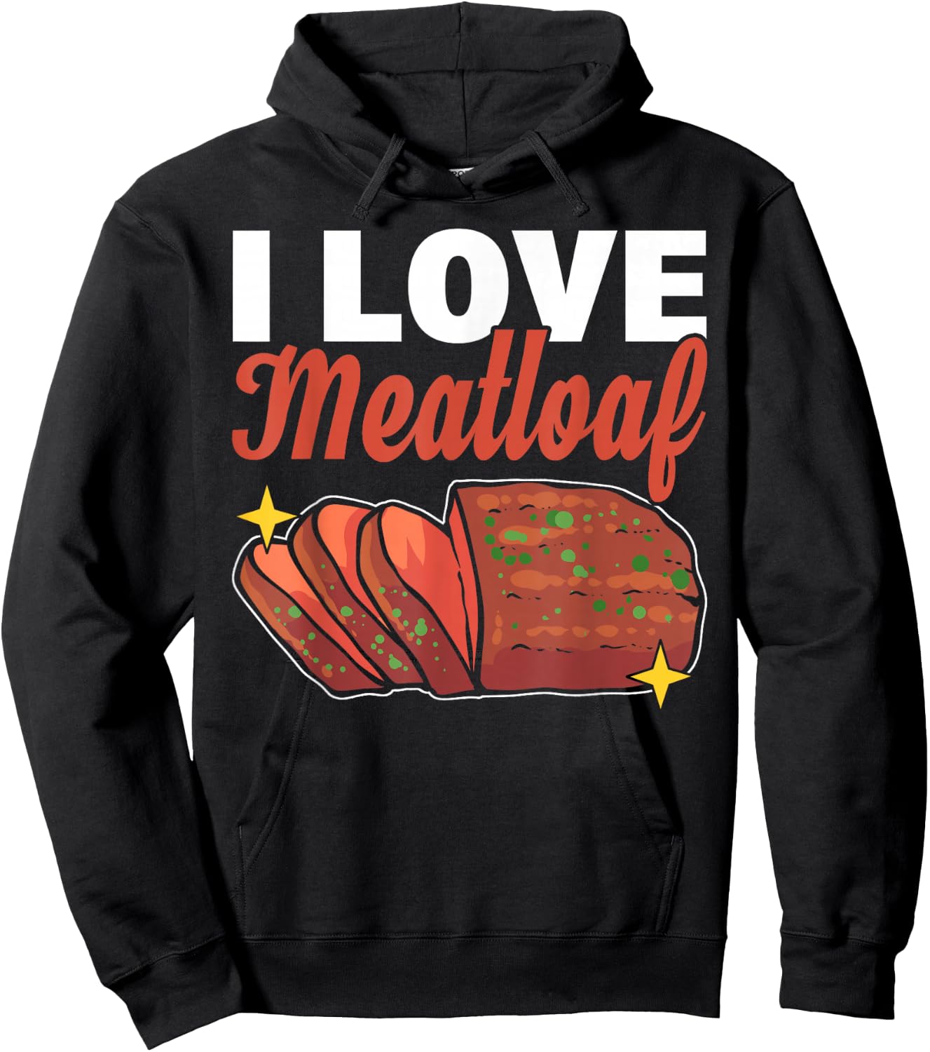 I Love Meatloaf Hoodie - Hoodie | Black