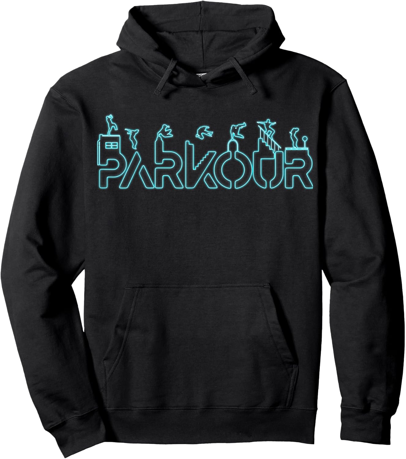 Parkour Freerun Urban Acrobatics Sport Training Freerunning Hoodie - Hoodie | Black
