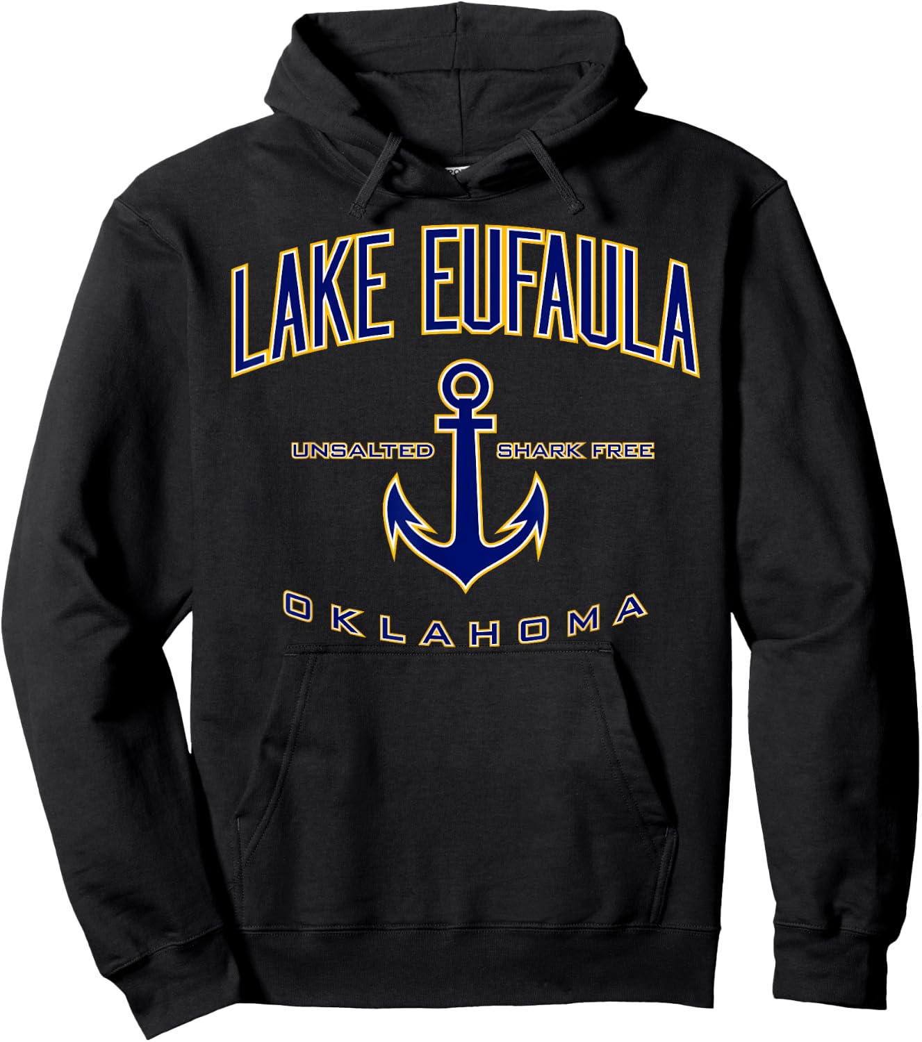 Lake Eufaula OK Hoodie - Hoodie | Black