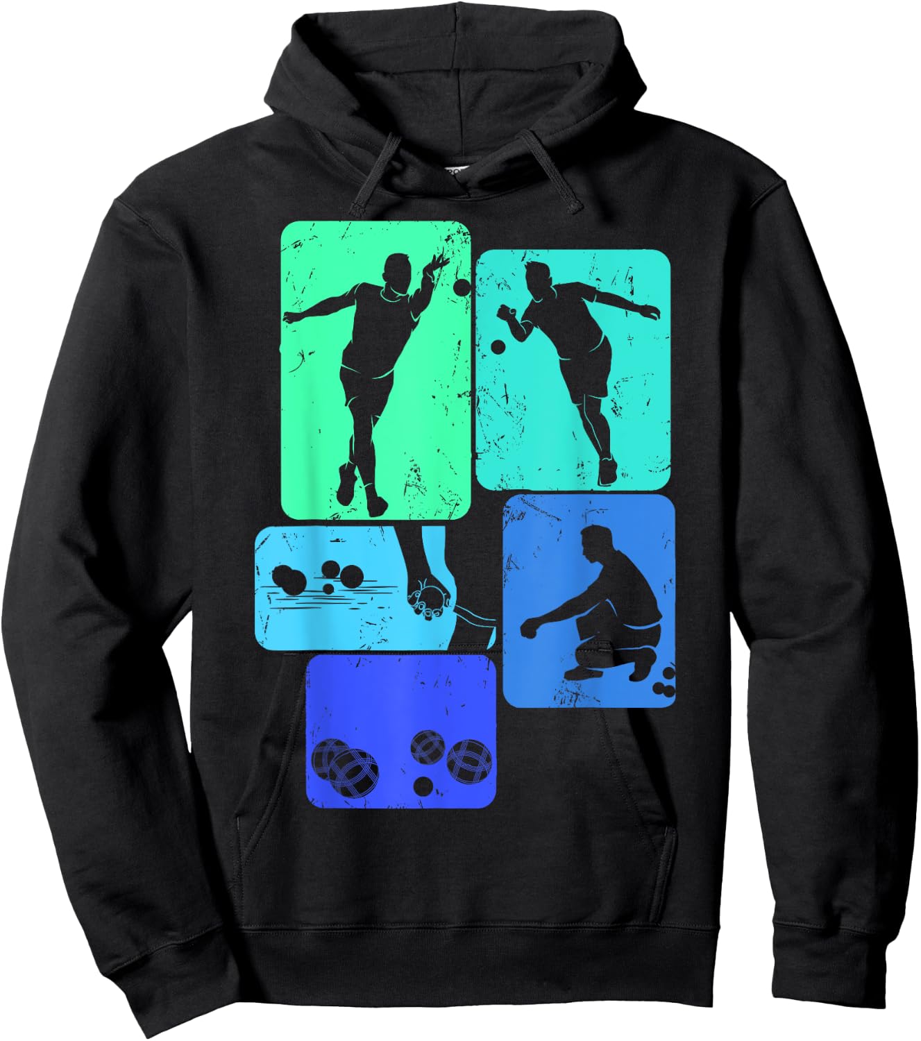 Boccia Boule Men's , Black, S Hoodie - Hoodie | Black