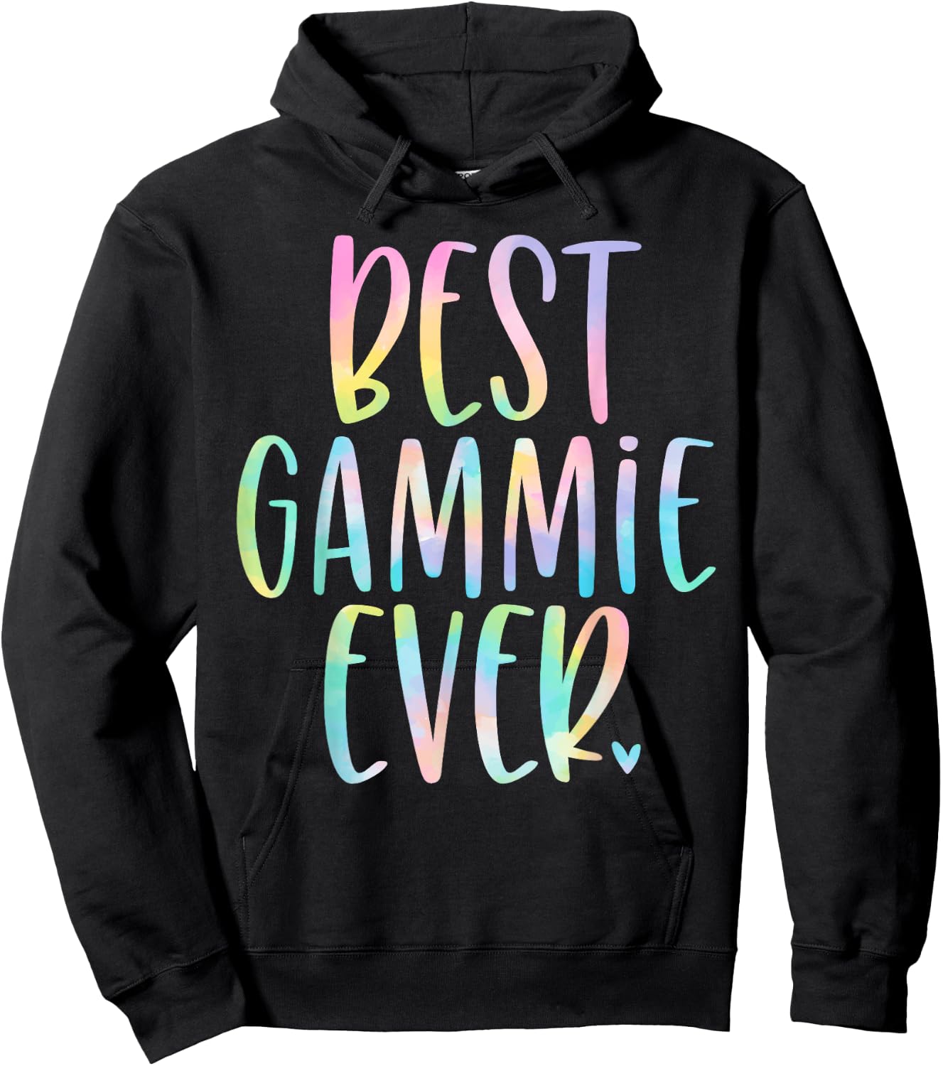 Best Gammie Ever Gifts Mother's Day Tie Dye Hoodie - Hoodie | Black