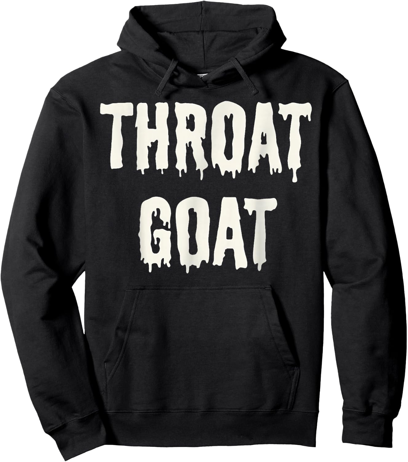 Funny Throat Goat - Adult Humor Sarcastic Outfit Hoodie - Hoodie | Black