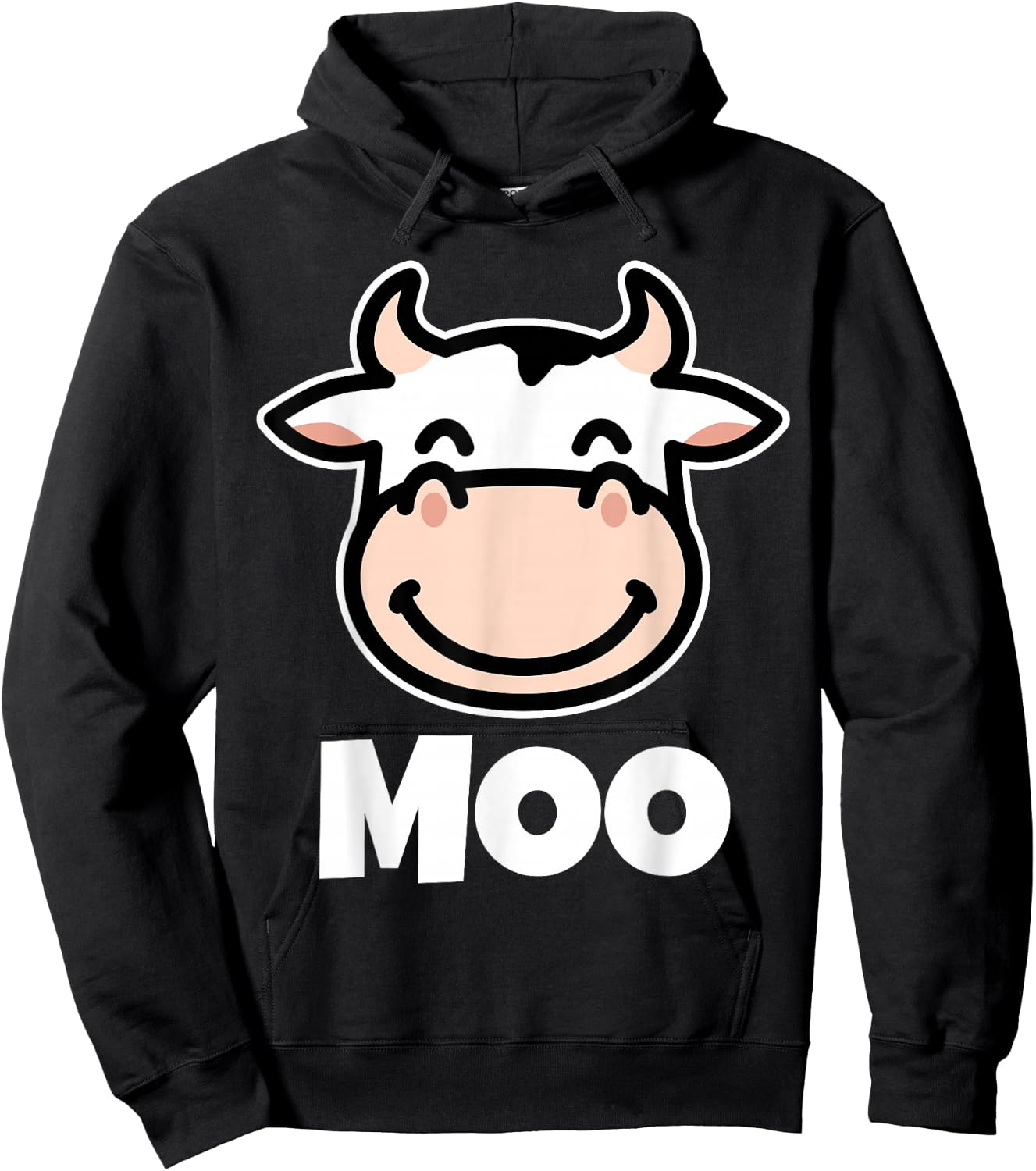 MOO Cows Shirt | Kuhliebhaber Shirt | Kinder Kuh Hoodie - Hoodie | Black