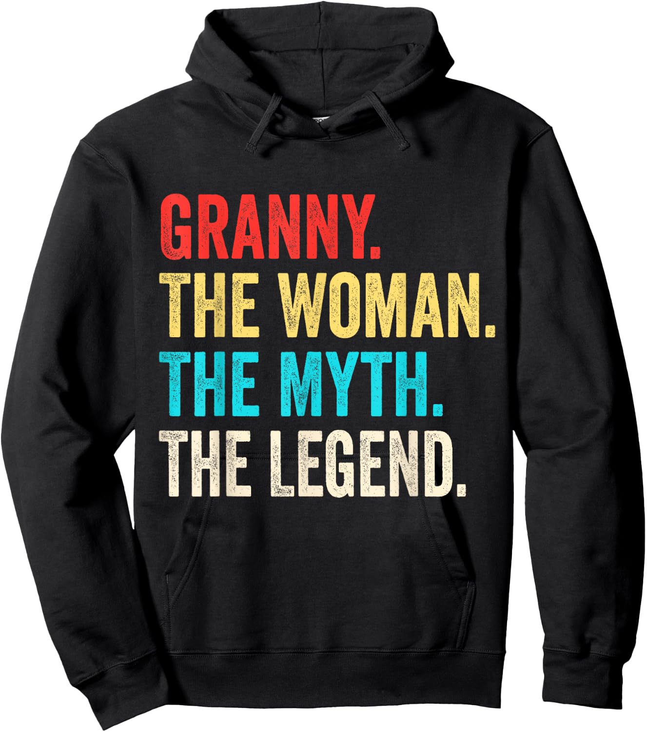 Granny The Woman The Myth And The Legend Hoodie - Hoodie | Black