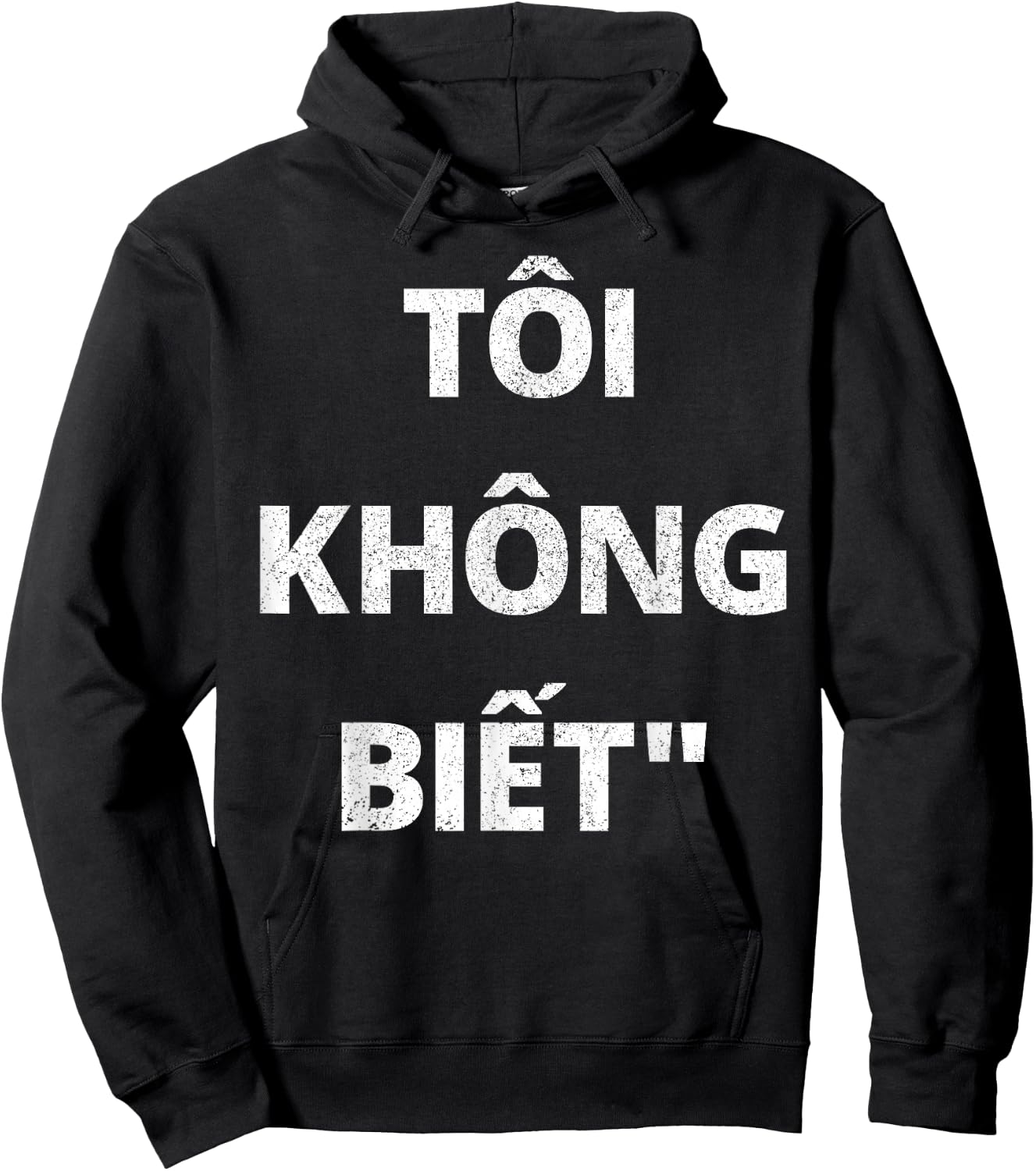 Vietnamese Shirt I Don't Know in Vietnamese Gift Hoodie - Hoodie | Black
