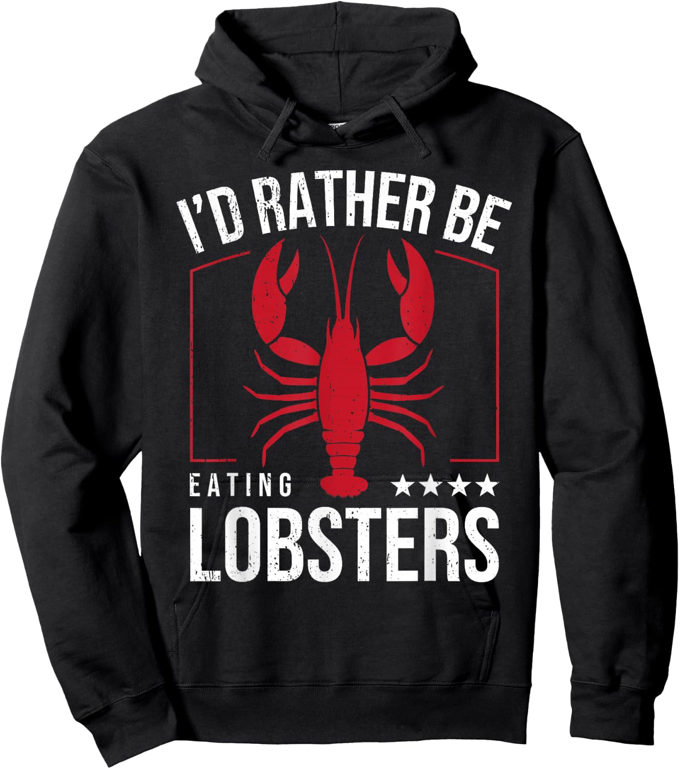 I'd Rather Be Eating Lobsters I Lobster Lover Hoodie - Hoodie | Black