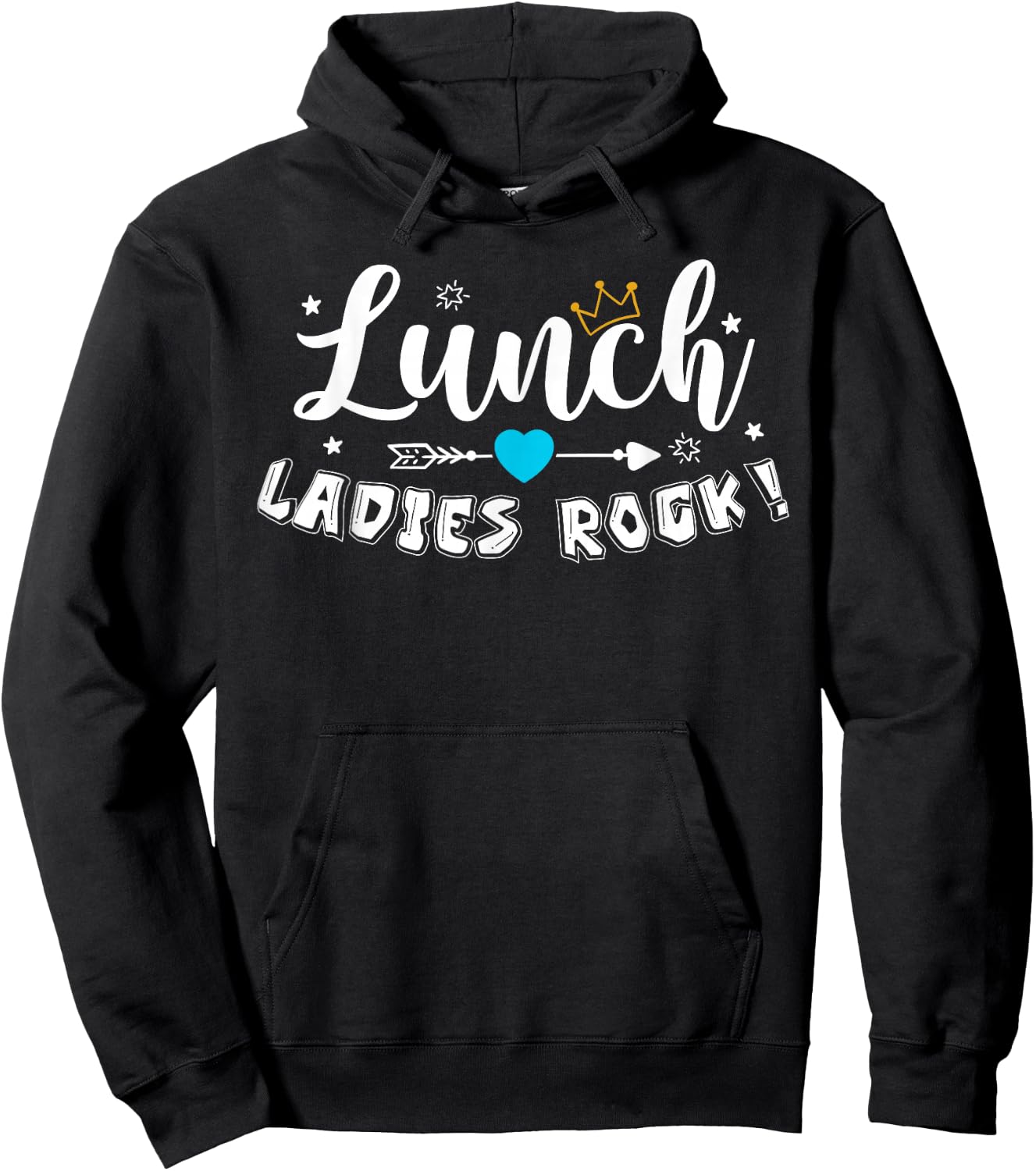 Lunch Ladies Rock Lunch Lady Squad Back to School Gifts Hoodie - Hoodie | Black