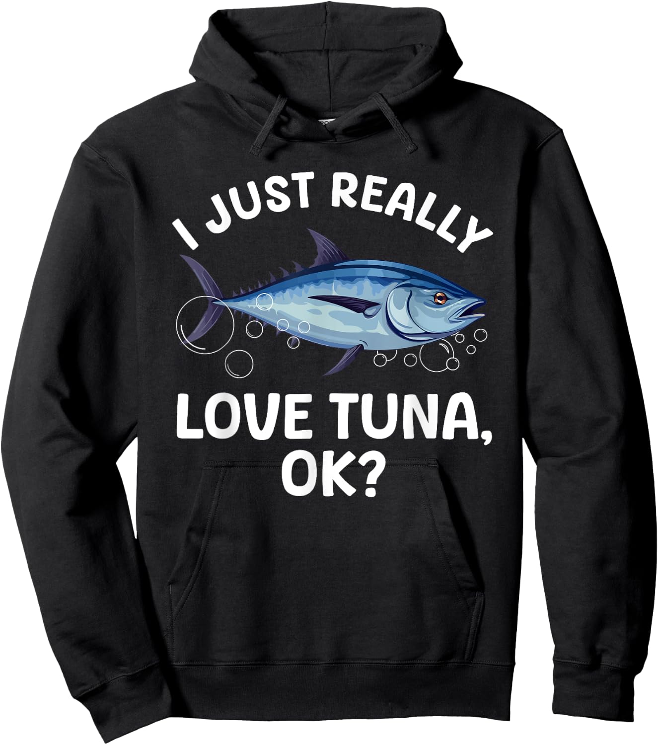 Cool Tuna Fishing Art Women Deep Sea Tuna Fishing Hoodie - Hoodie | Black