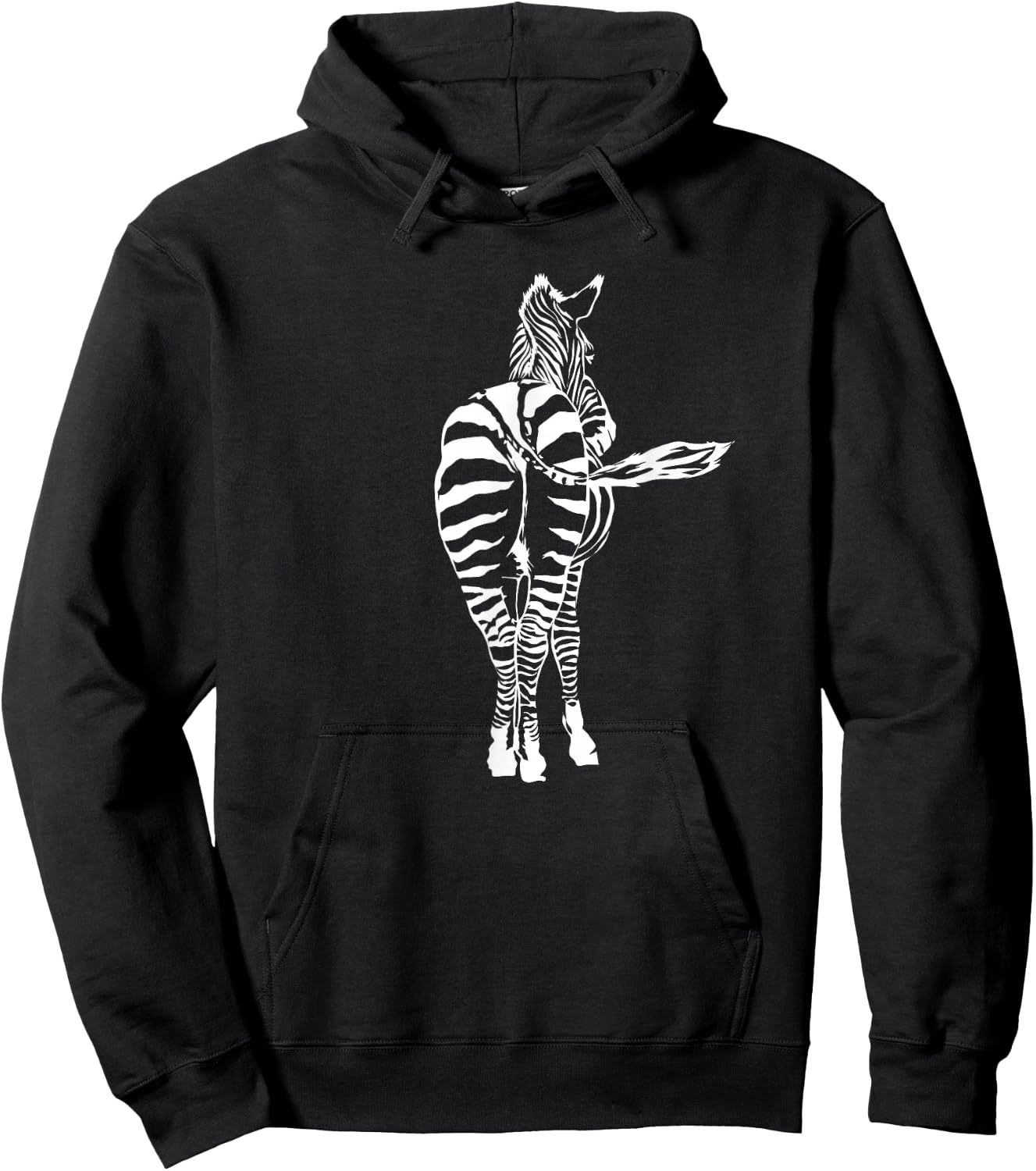 Zebra Butt Africa Hoodie - Hoodie | Black
