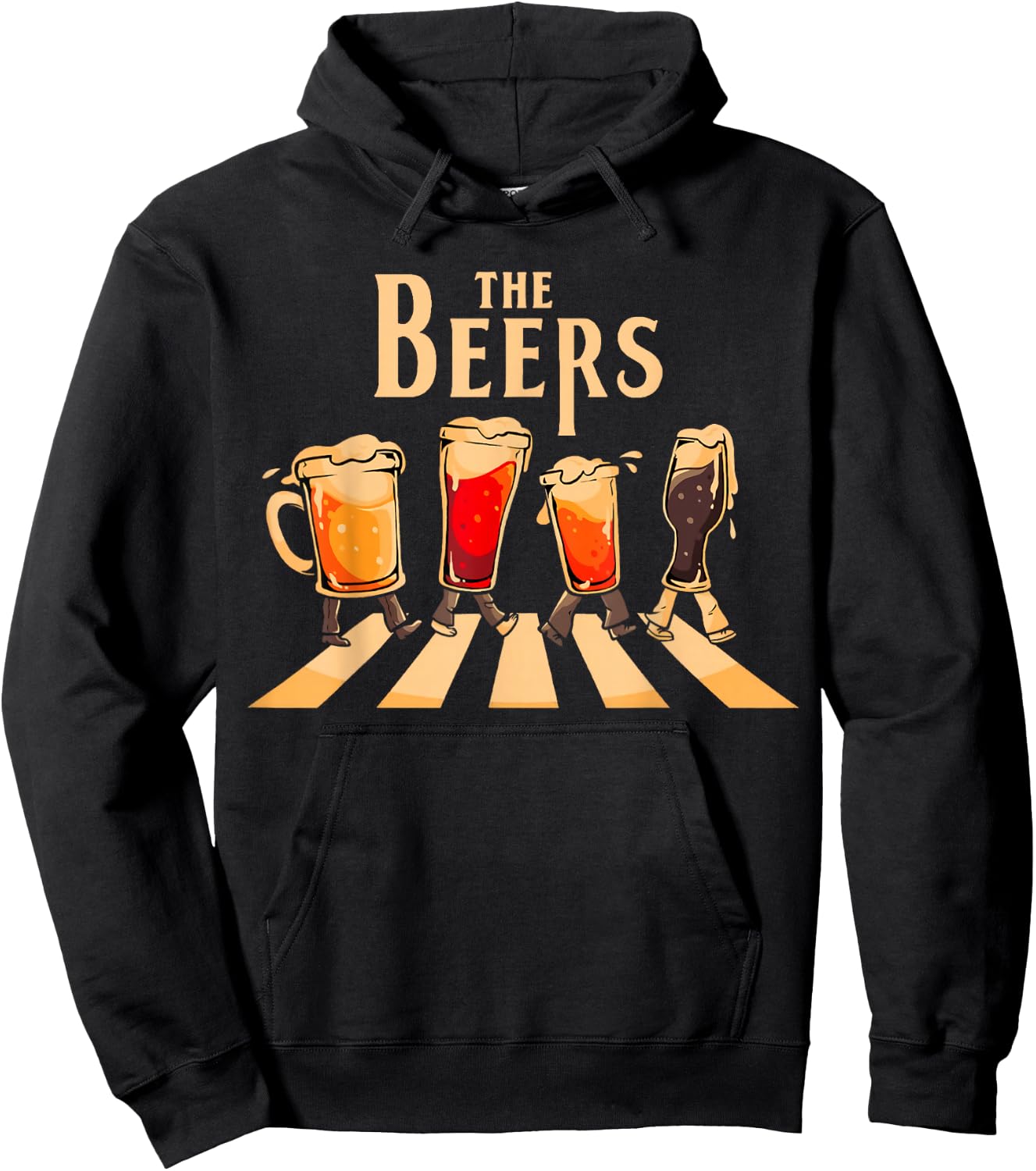 Funny The Beers Model Cover Hoodie - Hoodie | Black