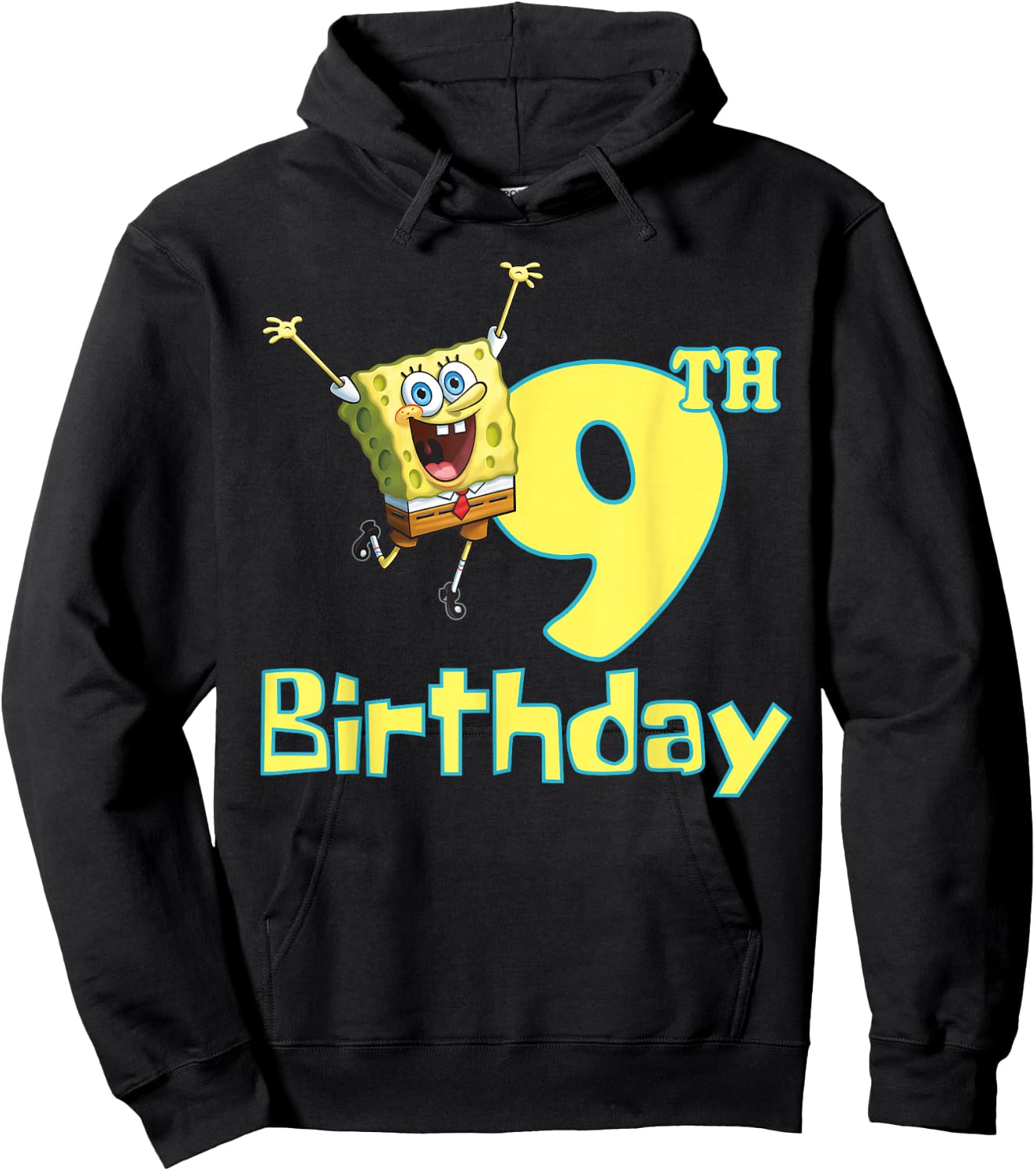 Mademark x SpongeBob SquarePants - SpongeBob SquarePants 9th Birthday Hoodie - Hoodie | Black