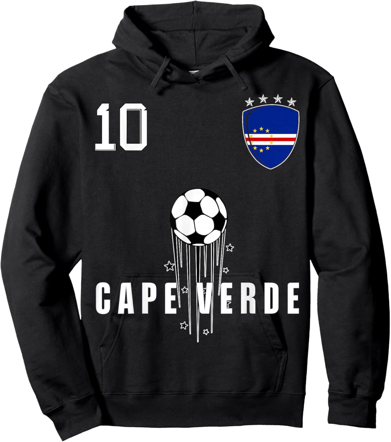 Cape Verde Flag Cape Verder Pride Lovers Hoodie - Hoodie | Black