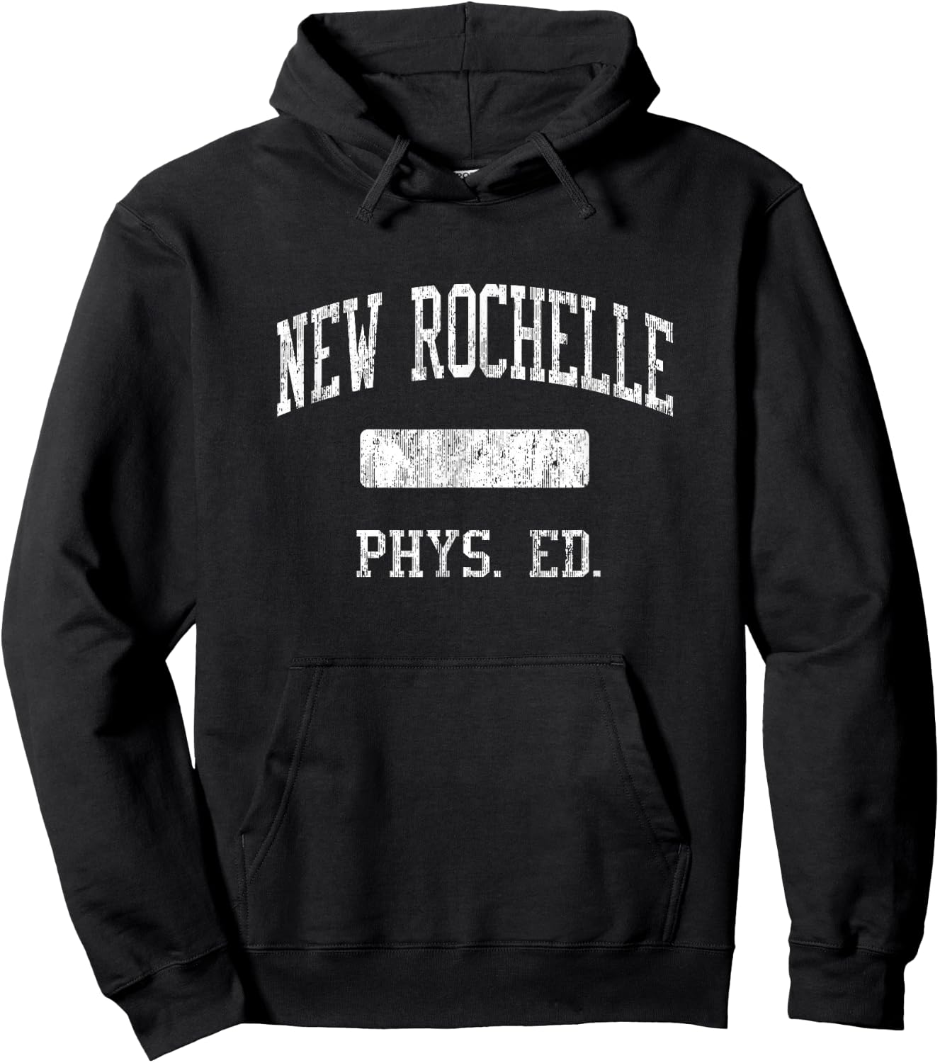 New Rochelle High School HS New Rochelle NY PHYS Ed Hoodie - Hoodie | Black