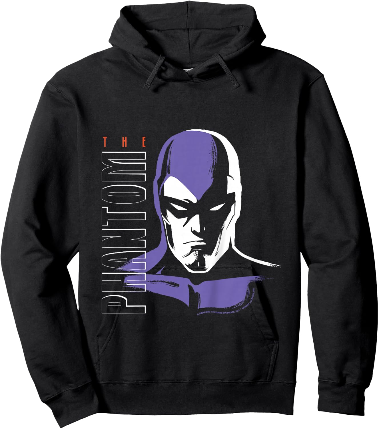 The Phantom Hero Face Retro Comic Kids Hoodie - Hoodie | Black