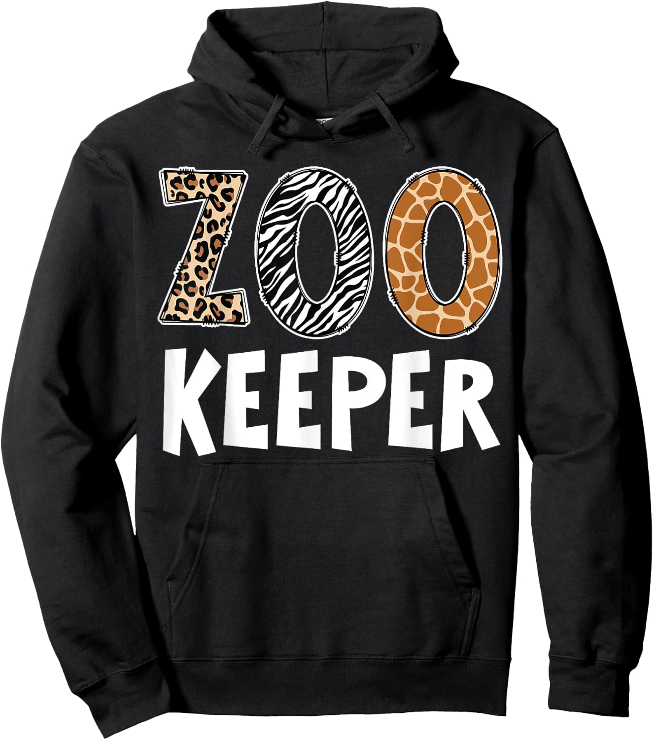 Zookeeper Zoo Keeper Costume Adult Animals Wildlife Safari Hoodie - Hoodie | Black