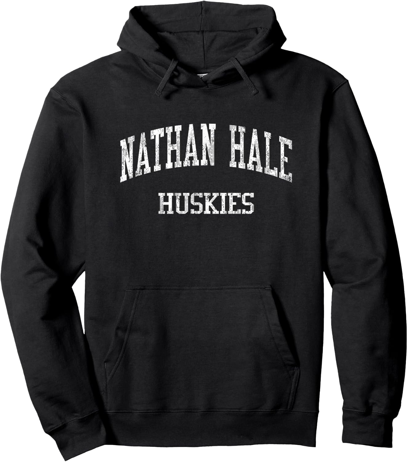 Nathan Hale High School HS West Allis WI Vintage Sports Hoodie - Hoodie | Black