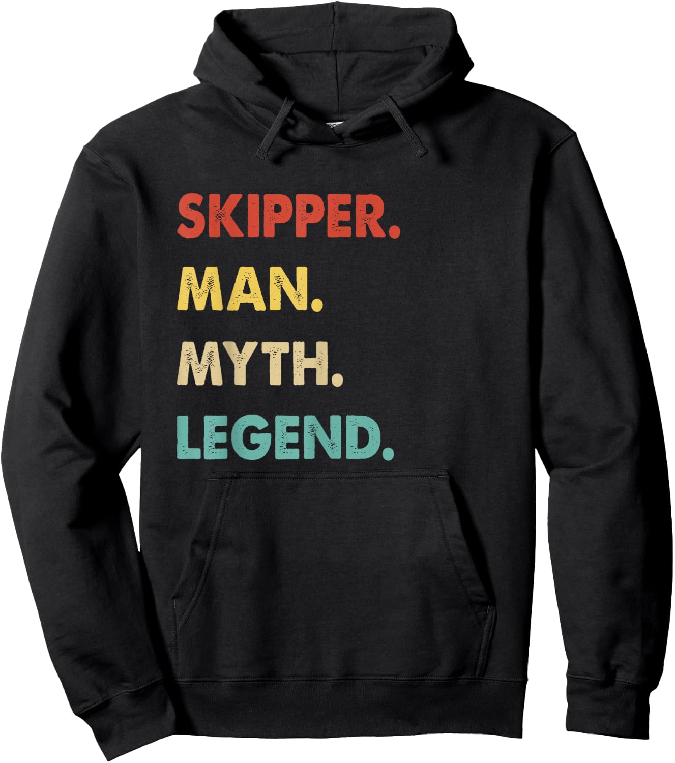 Skipper Man Myth Legend Hoodie - Hoodie | Black
