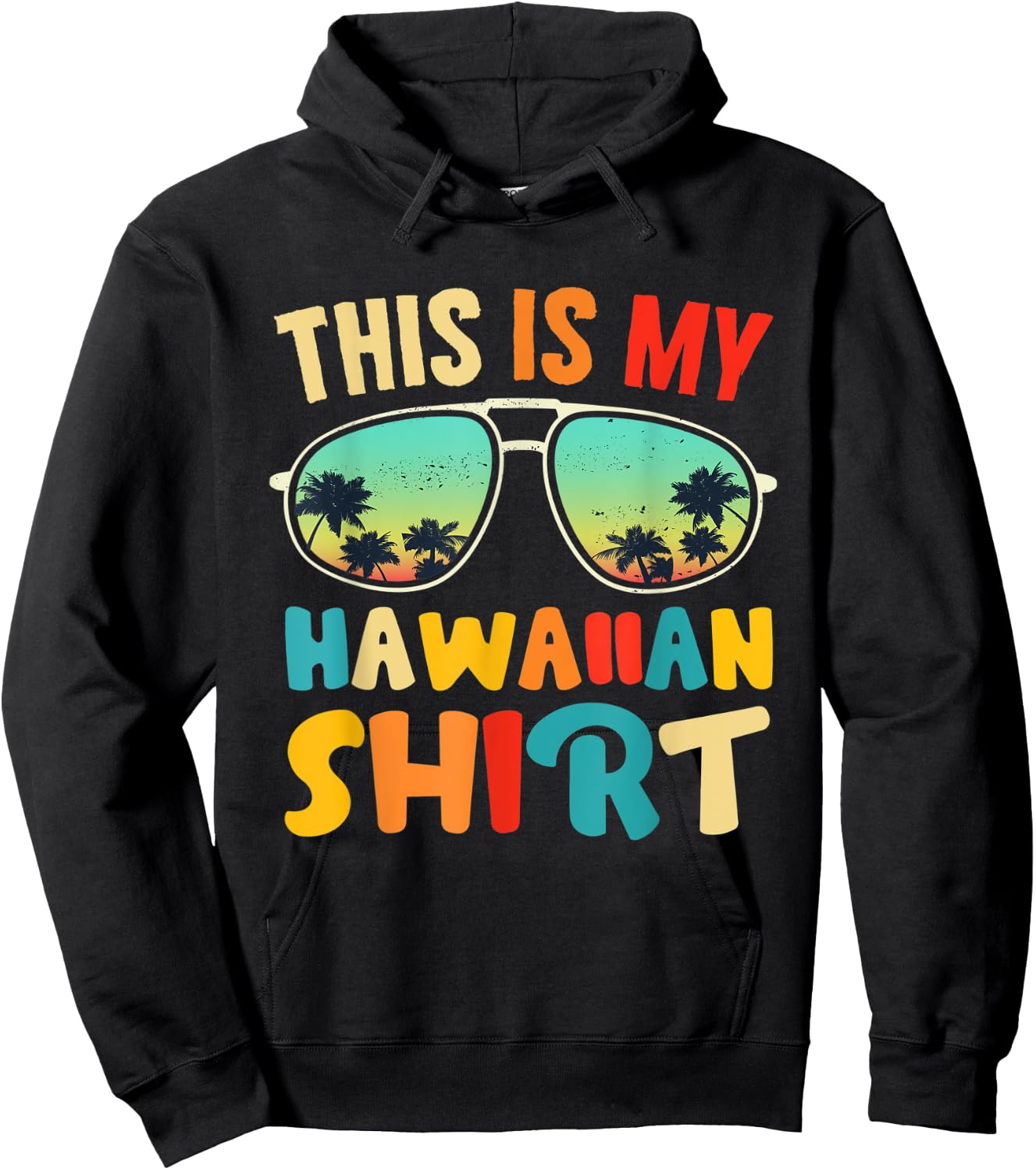 This Is My Hawaiian Aloha Hawaii For Women Boys Shirt Hoodie - Hoodie | Black