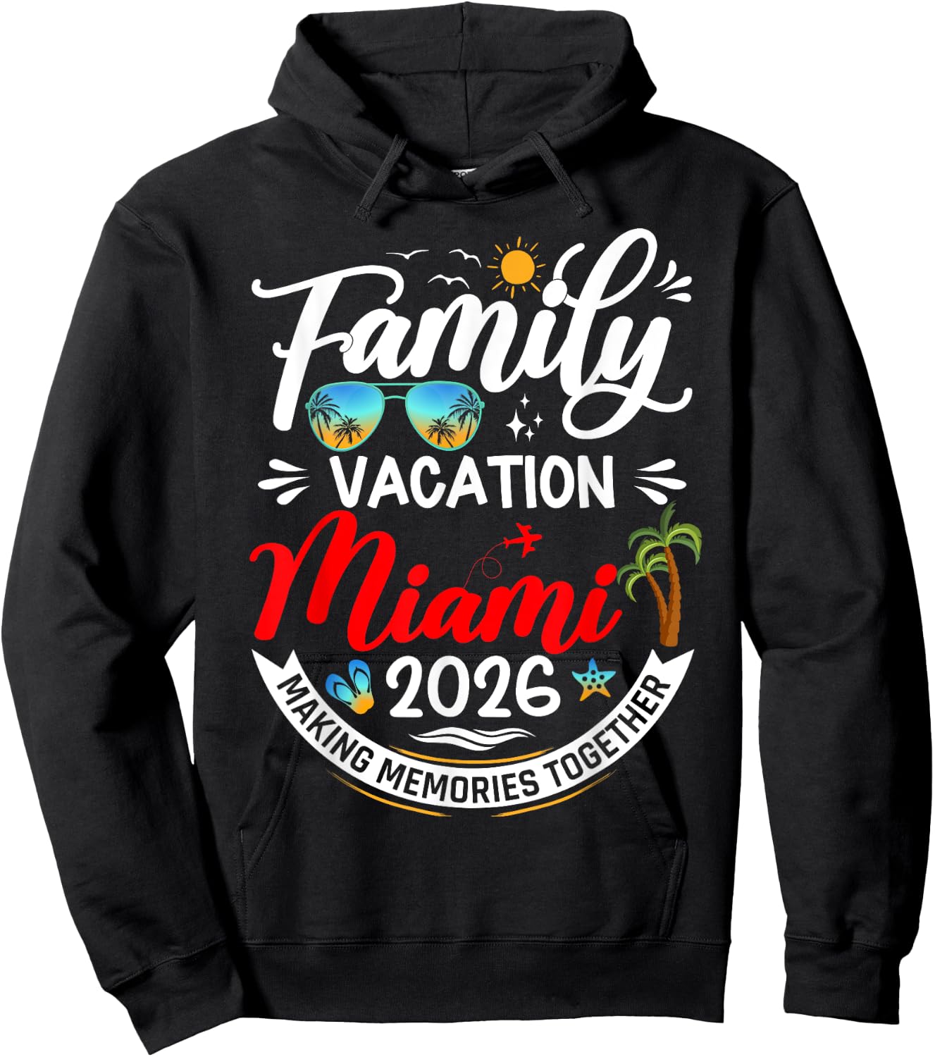 Vacation 2026 Hoodie - Hoodie | Black