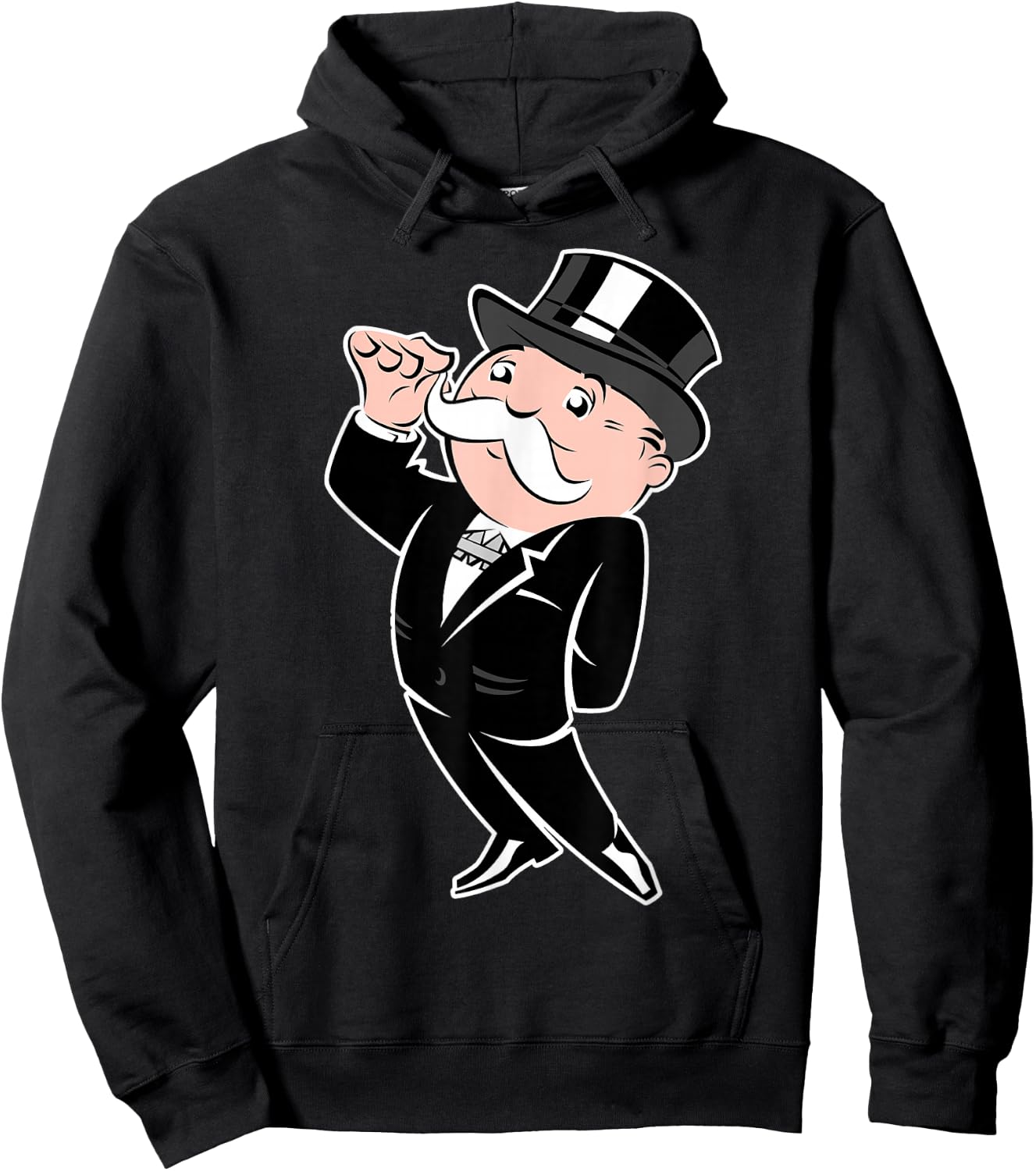 Monopoly Man Rich Uncle Penny Bags Vintage Portrait Hoodie - Hoodie | Black