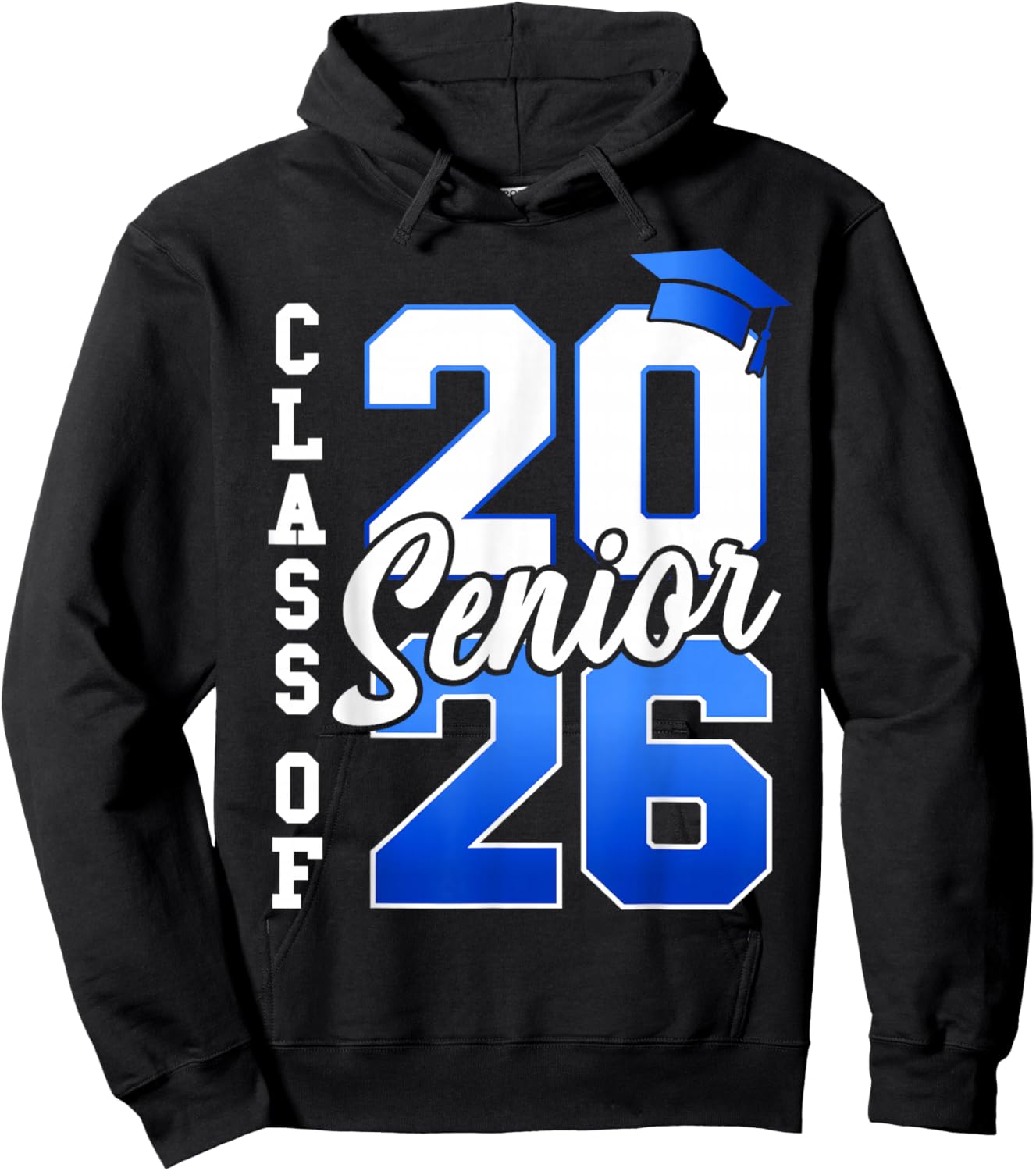 Class of 2026 Senior 2026 Graduation Student Kids Graduate Hoodie - Hoodie | Black