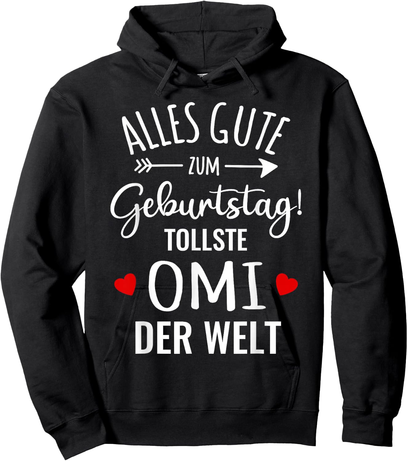 Beste Oma Alles Gute Zum Geburtstag tollste Omi Grandkel , black, s Hoodie - Hoodie | Black