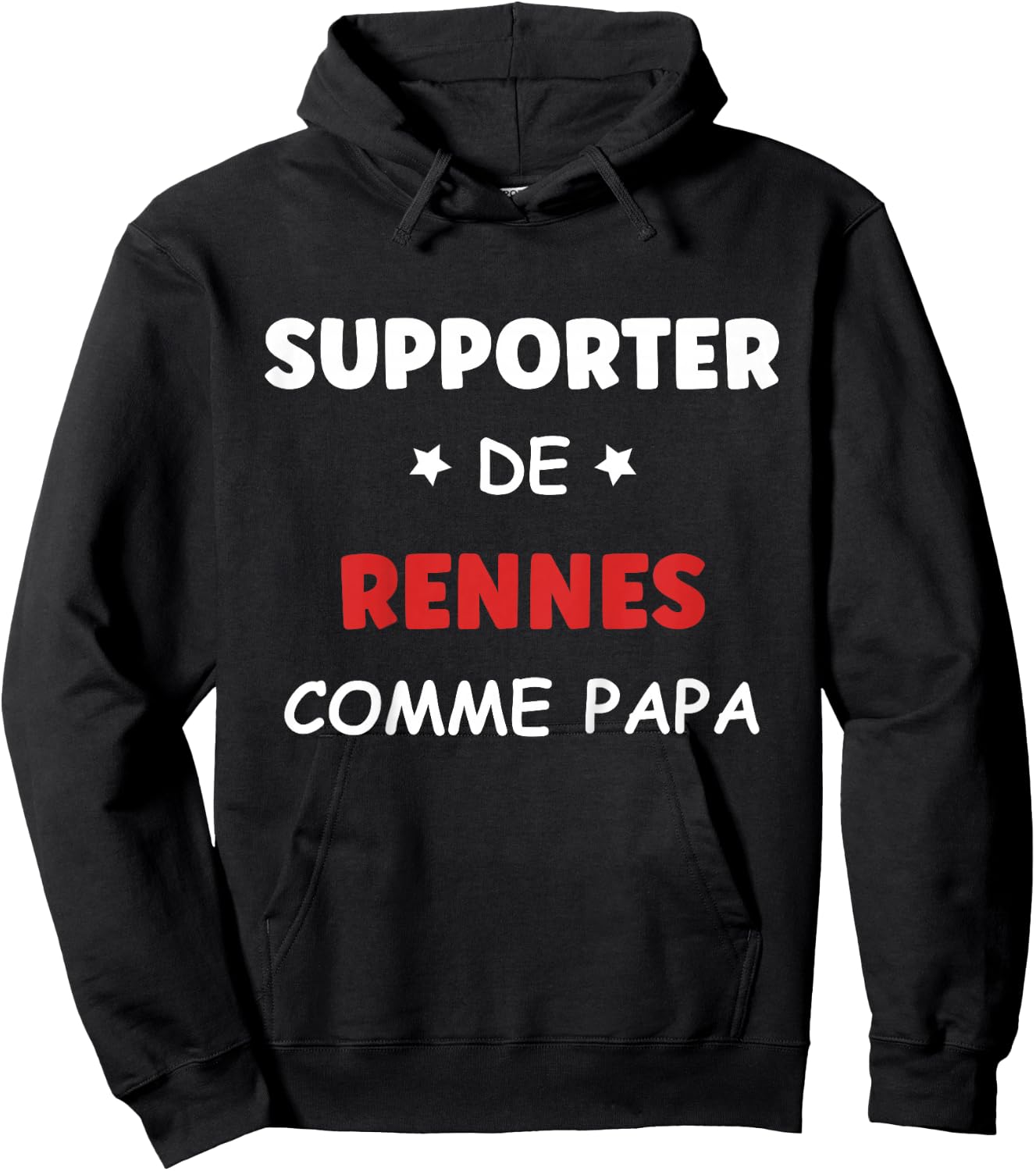 Children's Humour Rennais Supporter Rennes Football , Black, 2 Hoodie - Hoodie | Black