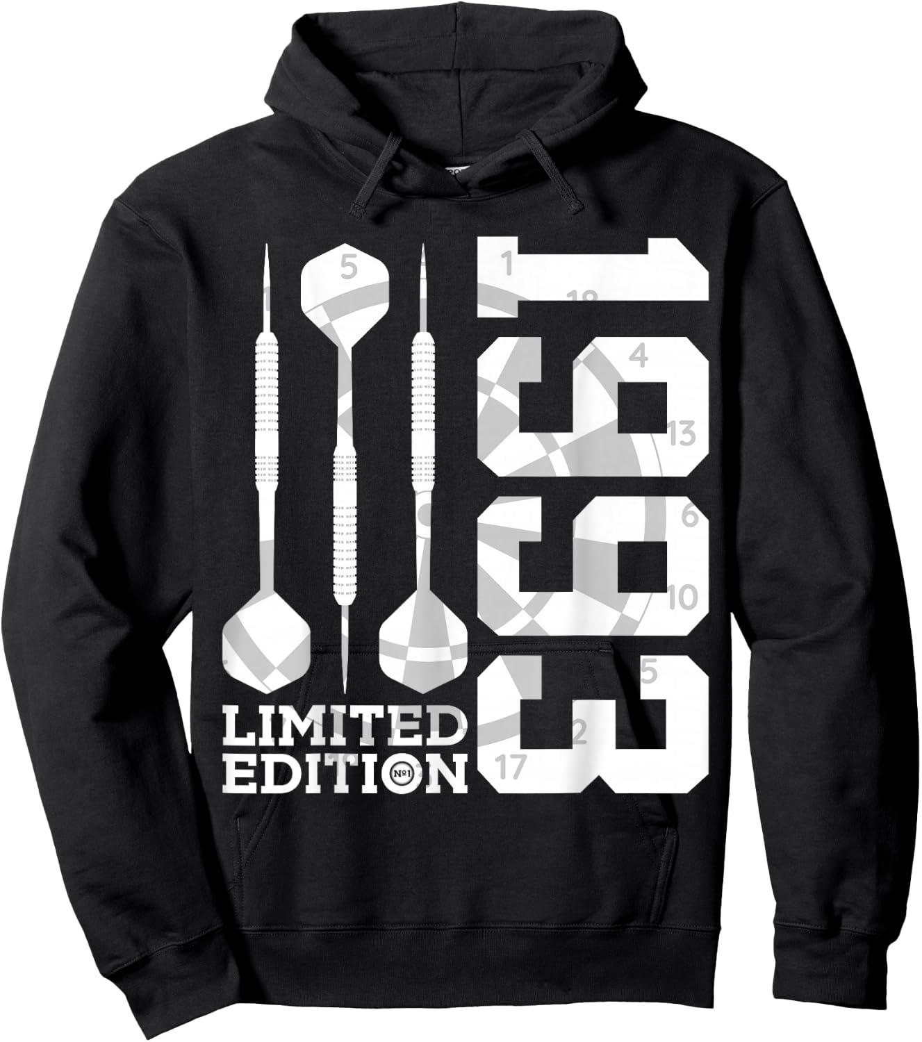 Limited Edition 1993 Darts 33. Geburtstag Hoodie - Hoodie | Black