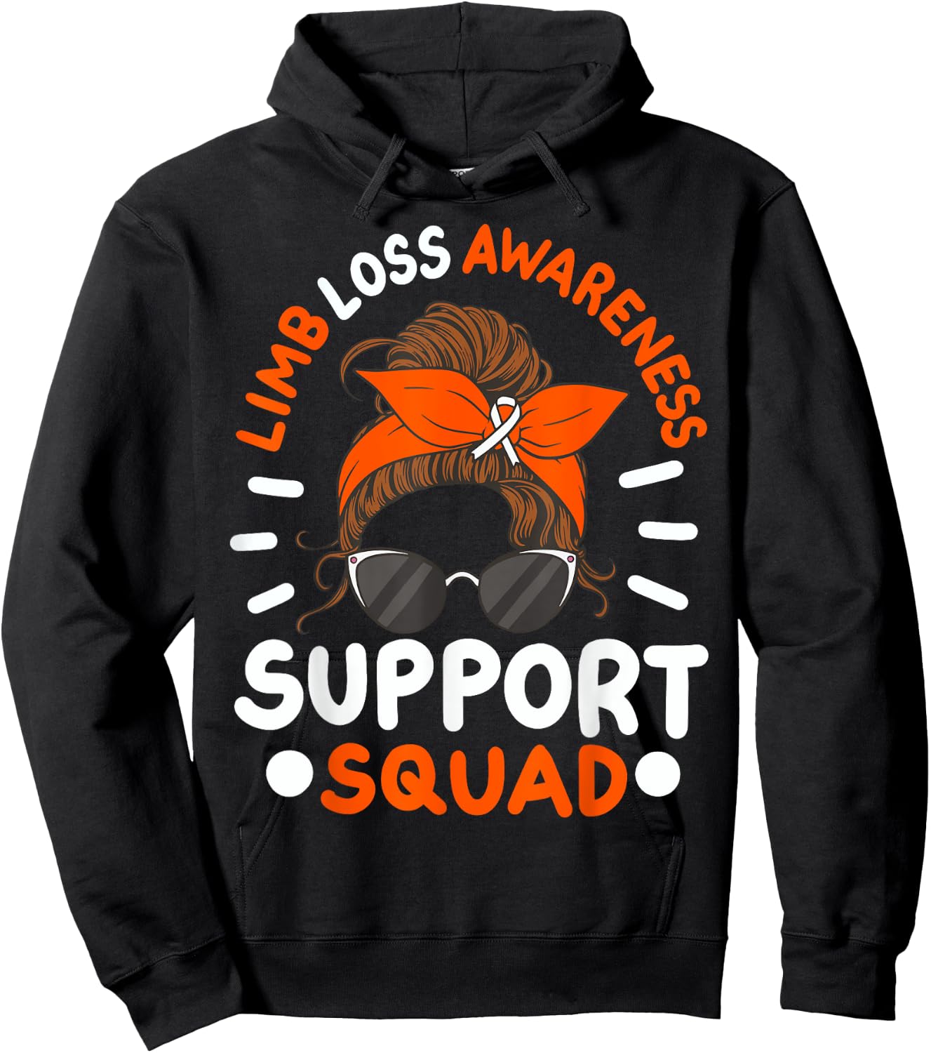 Limb Loss Awareness Support Squad Hoodie - Hoodie | Black