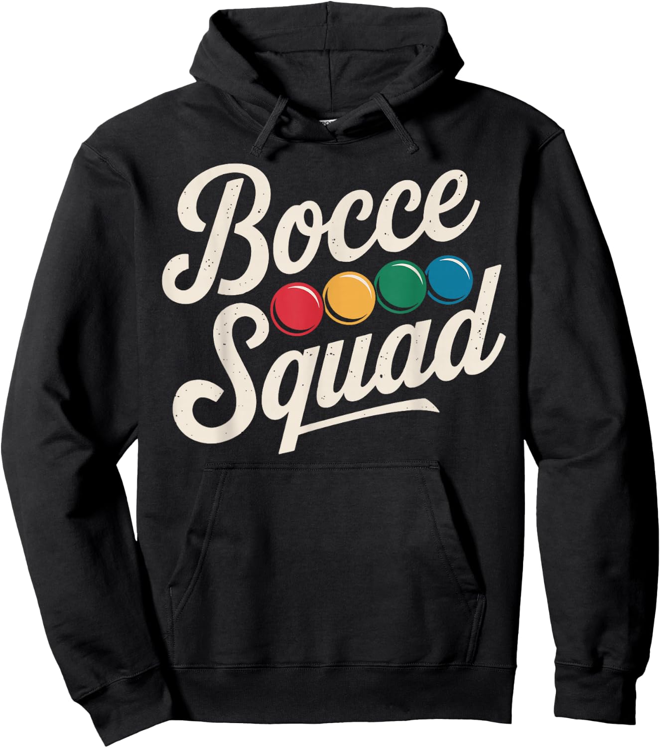 Bocce Squad Bocce Ball Hoodie - Hoodie | Black
