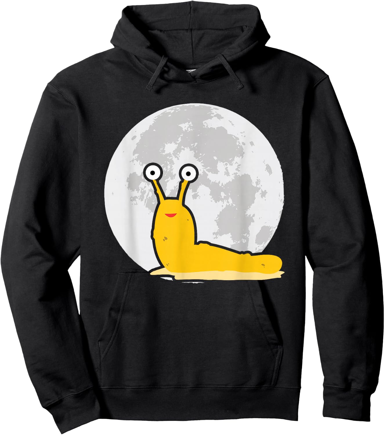 Moon Banana Slug Malacology Hoodie - Hoodie | Black