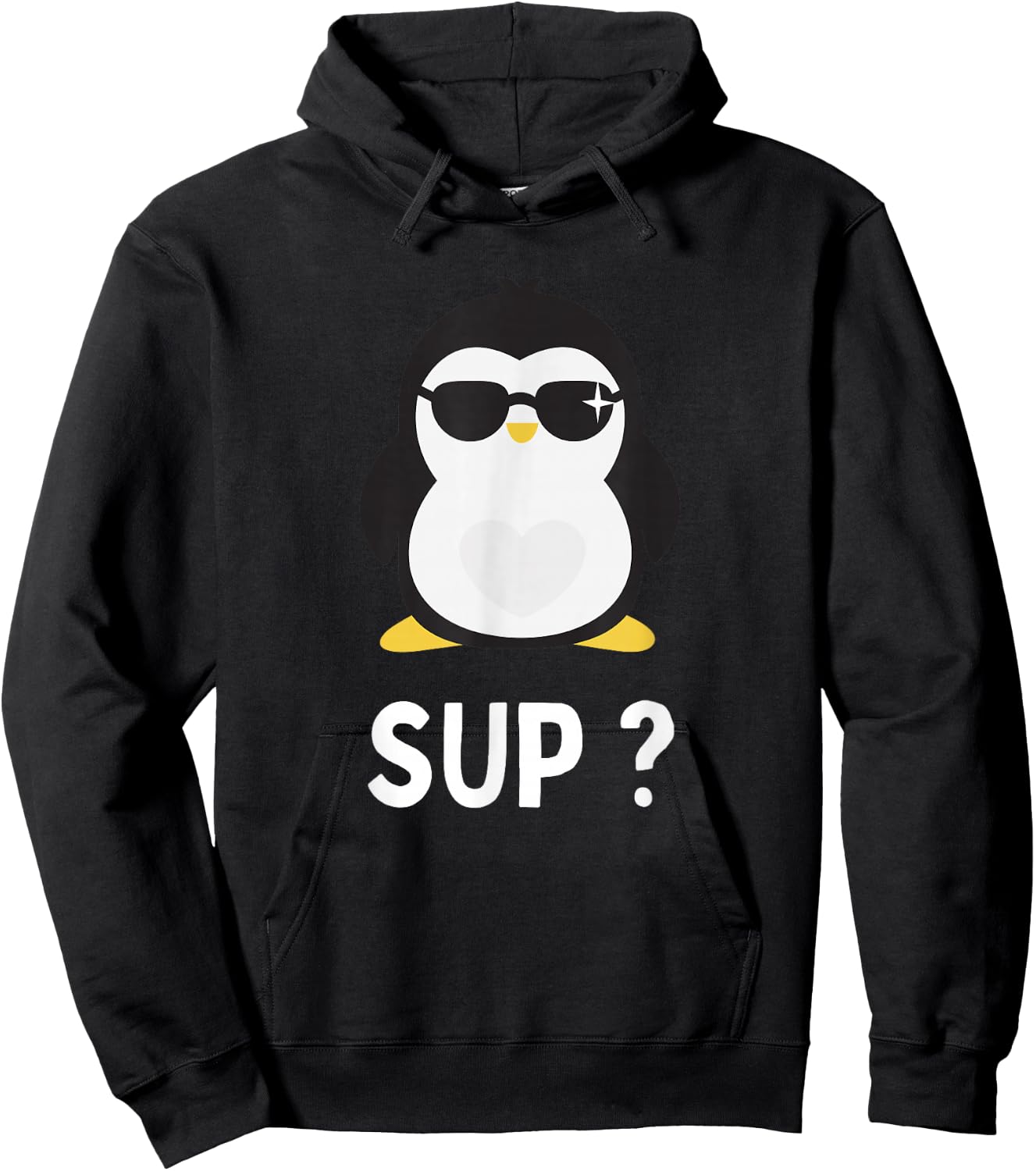 Funny Penguin Hoodie - Hoodie | Black