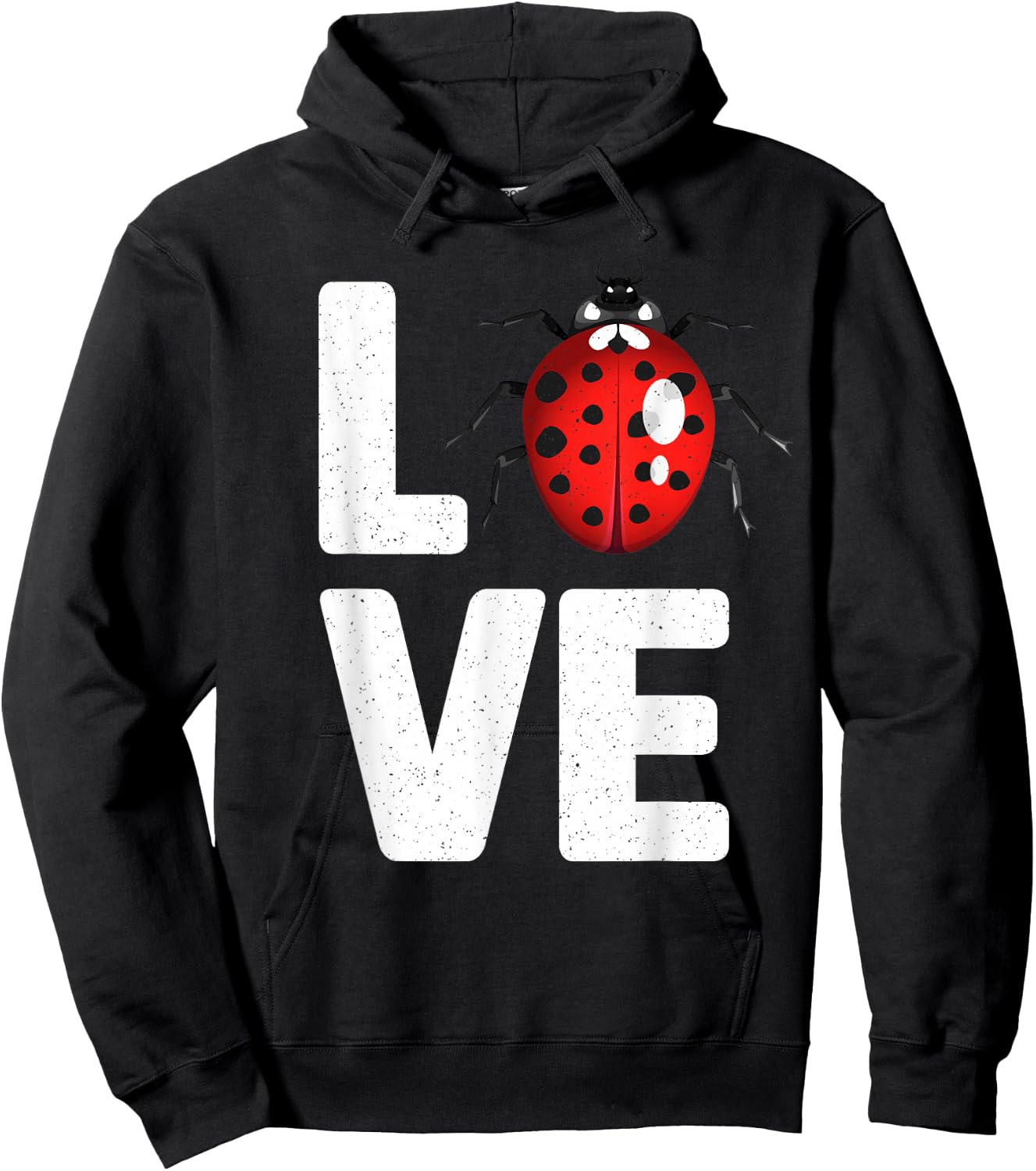 Cute Ladybug Art Women Kids Insect Bug Ladybug Lover Hoodie - Hoodie | Black