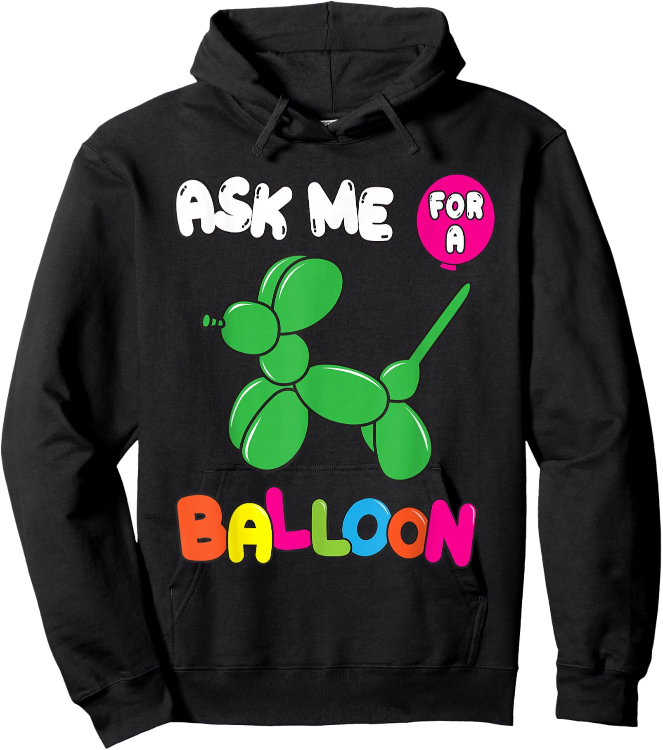 Funny Balloon Artist Twister Animal Twisting Balloons Lovers Hoodie - Hoodie | Black