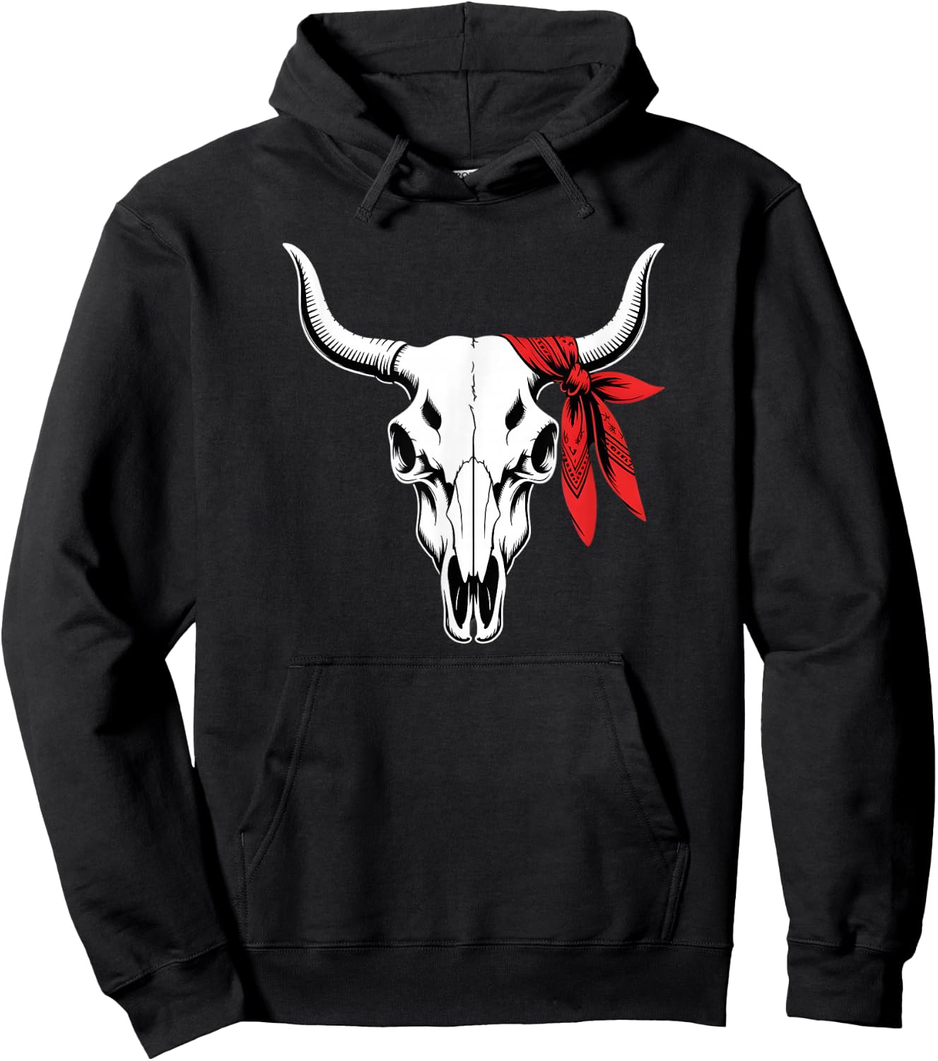 Cow Skull Hoodie - Hoodie | Black