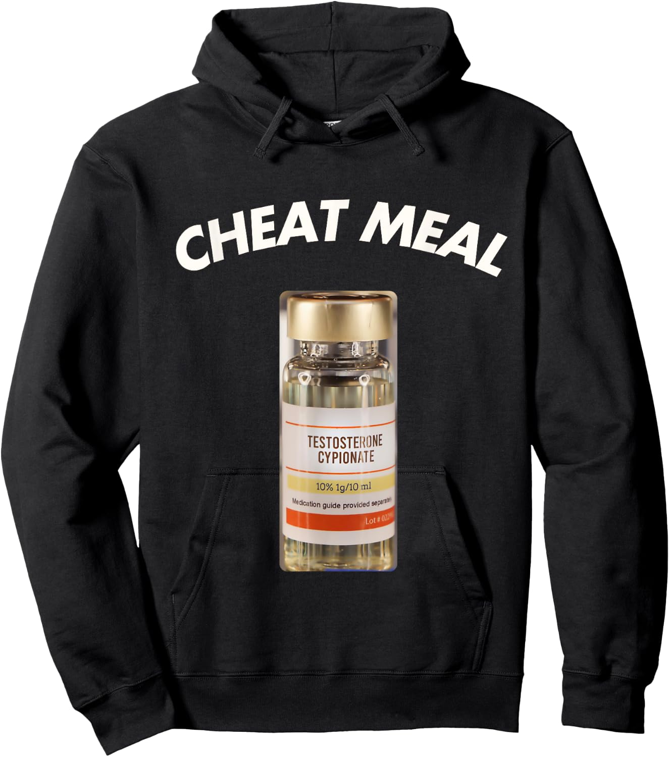 Anabolic steroids shirt Funny testosterone joke shirt Tren Hoodie - Hoodie | Black