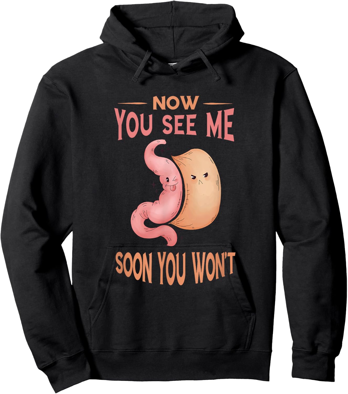 Gastric Surgery Now You See Me Gastric Sleeve Awareness Hoodie - Hoodie | Black