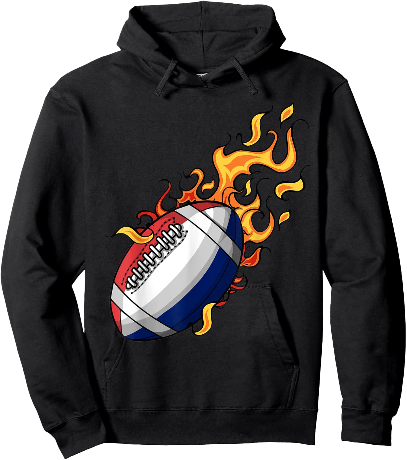 Men's Men's Women's Rugby Player Shirt, Black, S Hoodie - Hoodie | Black