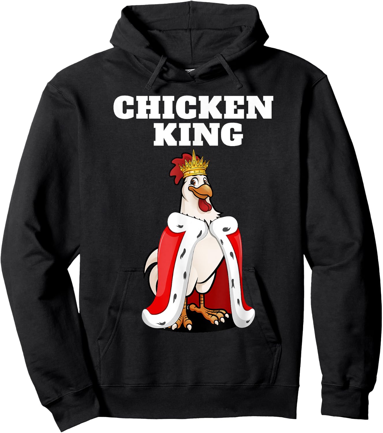 Chicken King | Chicken Lover Shirt | Pet Chicken Hoodie - Hoodie | Black